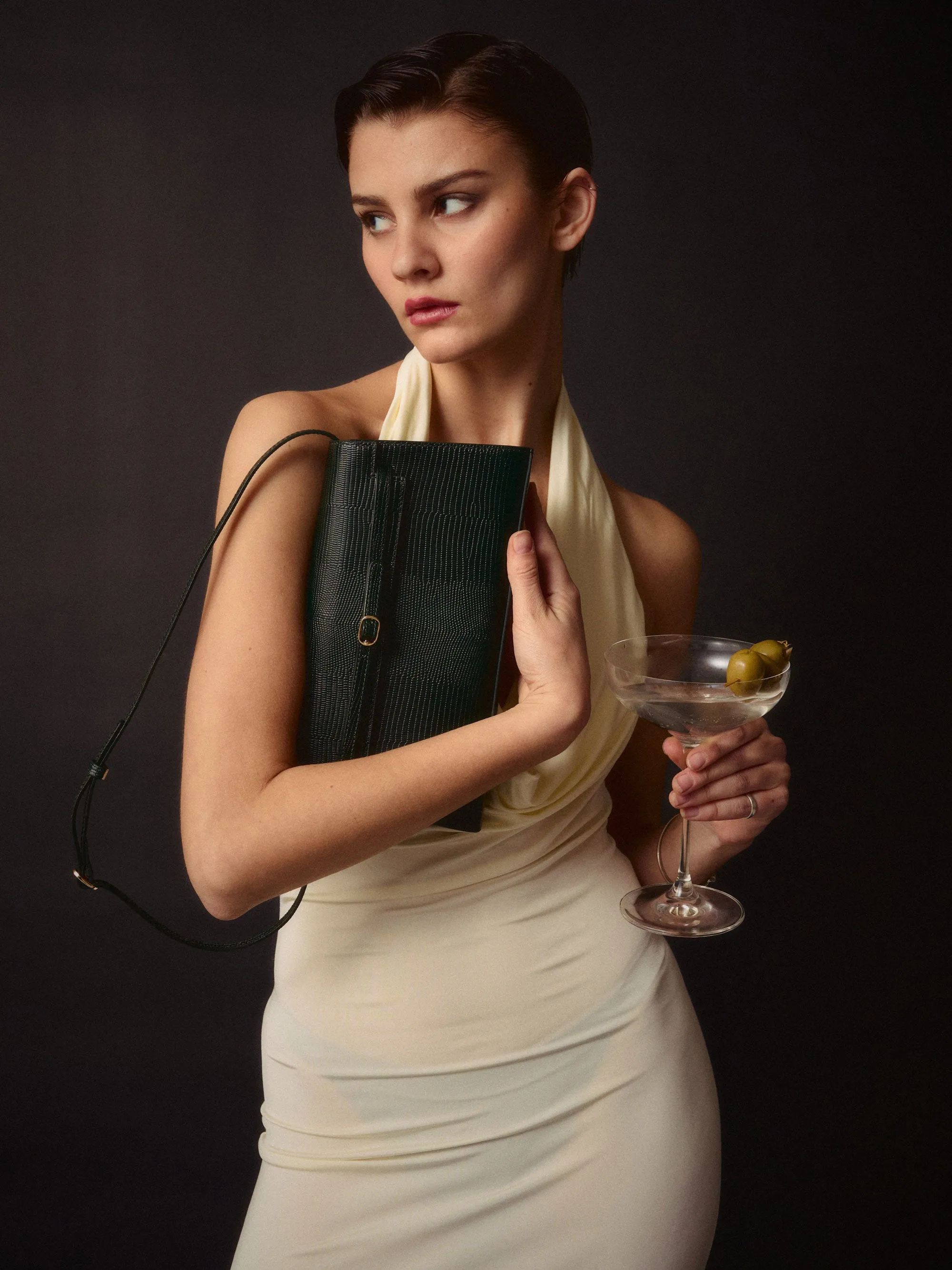 Emerald Lizard Shoulder Bag (Limited Edition)