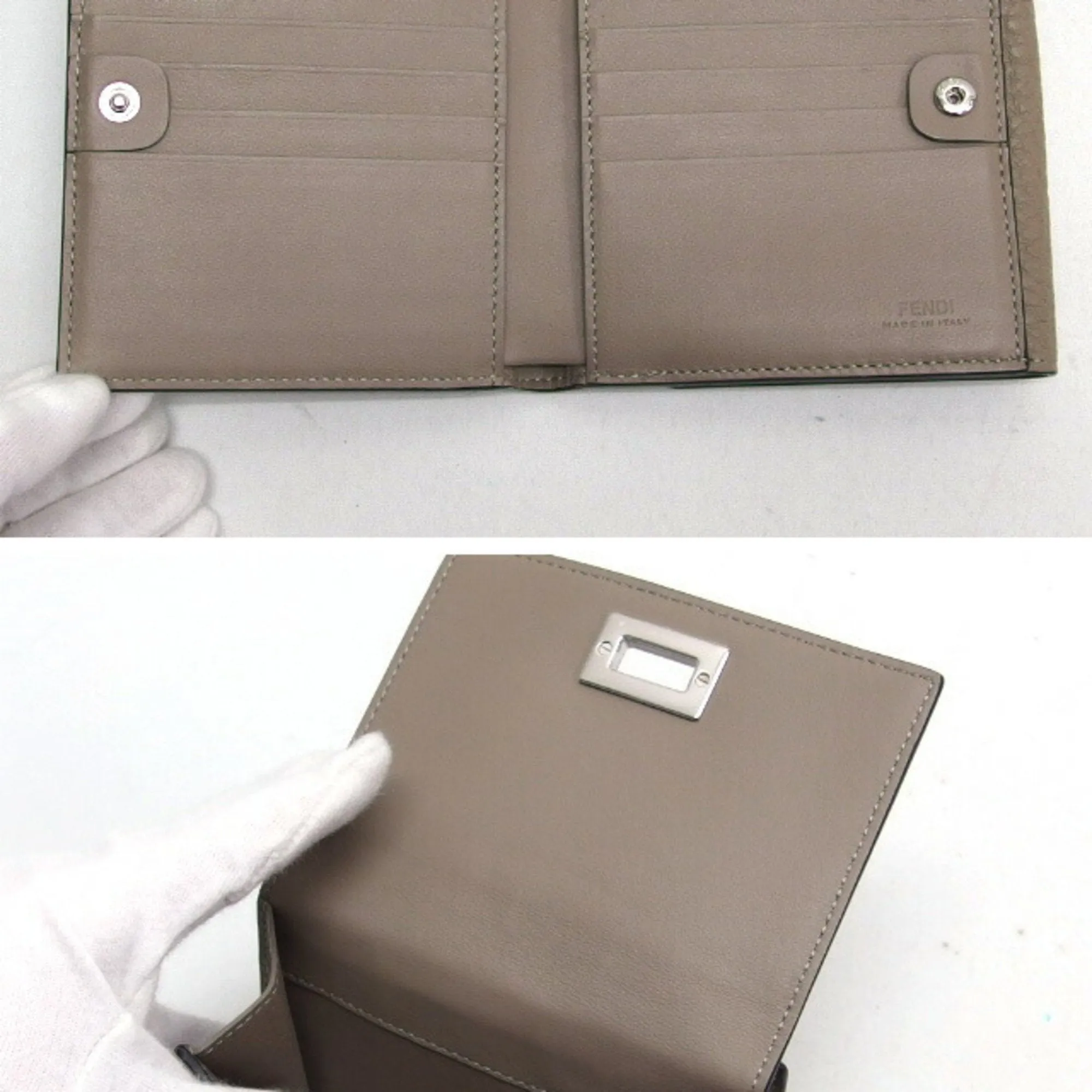 Fendi  ish Leather Coin Purse/Coin Case (Pre-Owned)