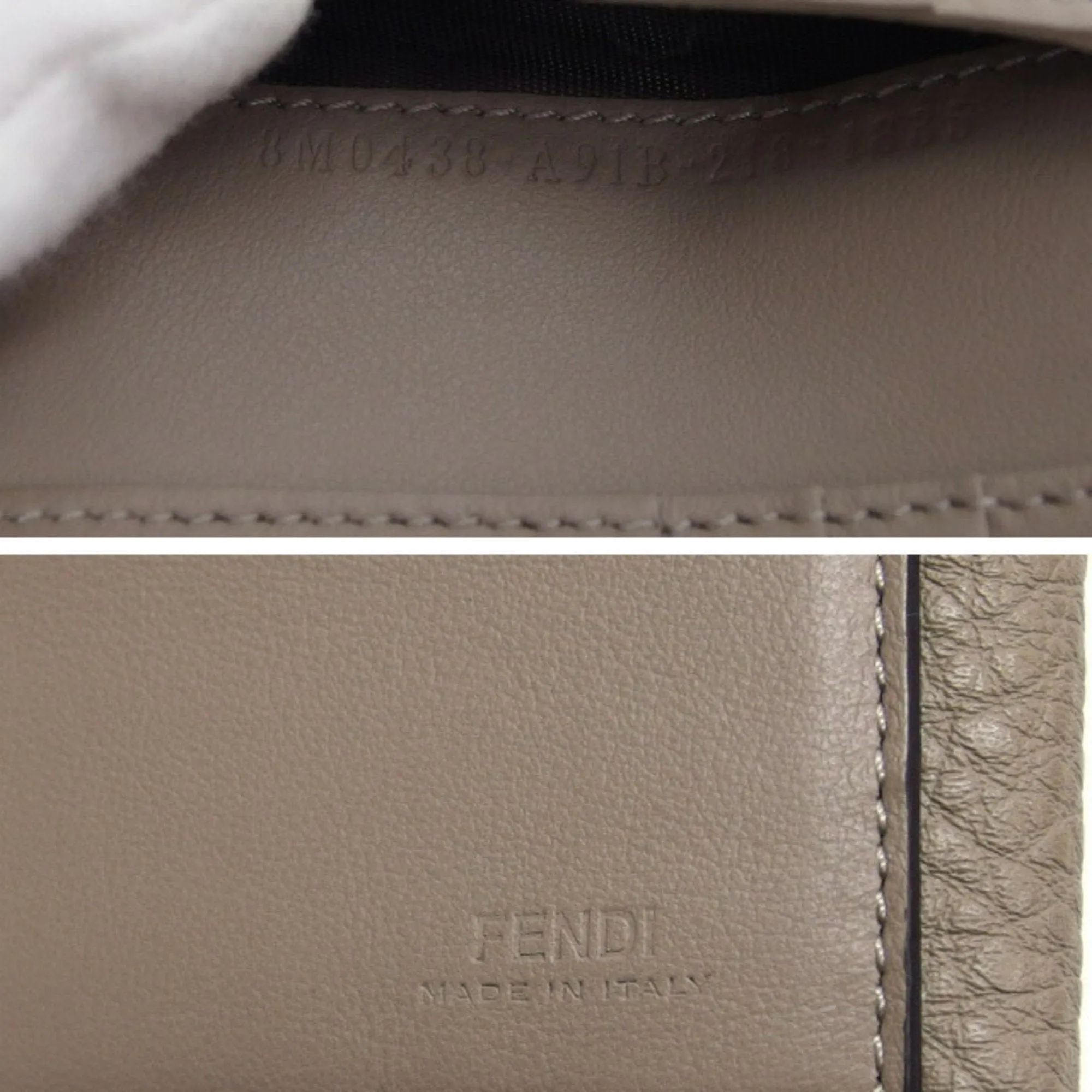 Fendi  ish Leather Coin Purse/Coin Case (Pre-Owned)