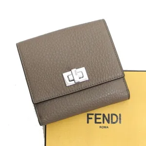 Fendi  ish Leather Coin Purse/Coin Case (Pre-Owned)