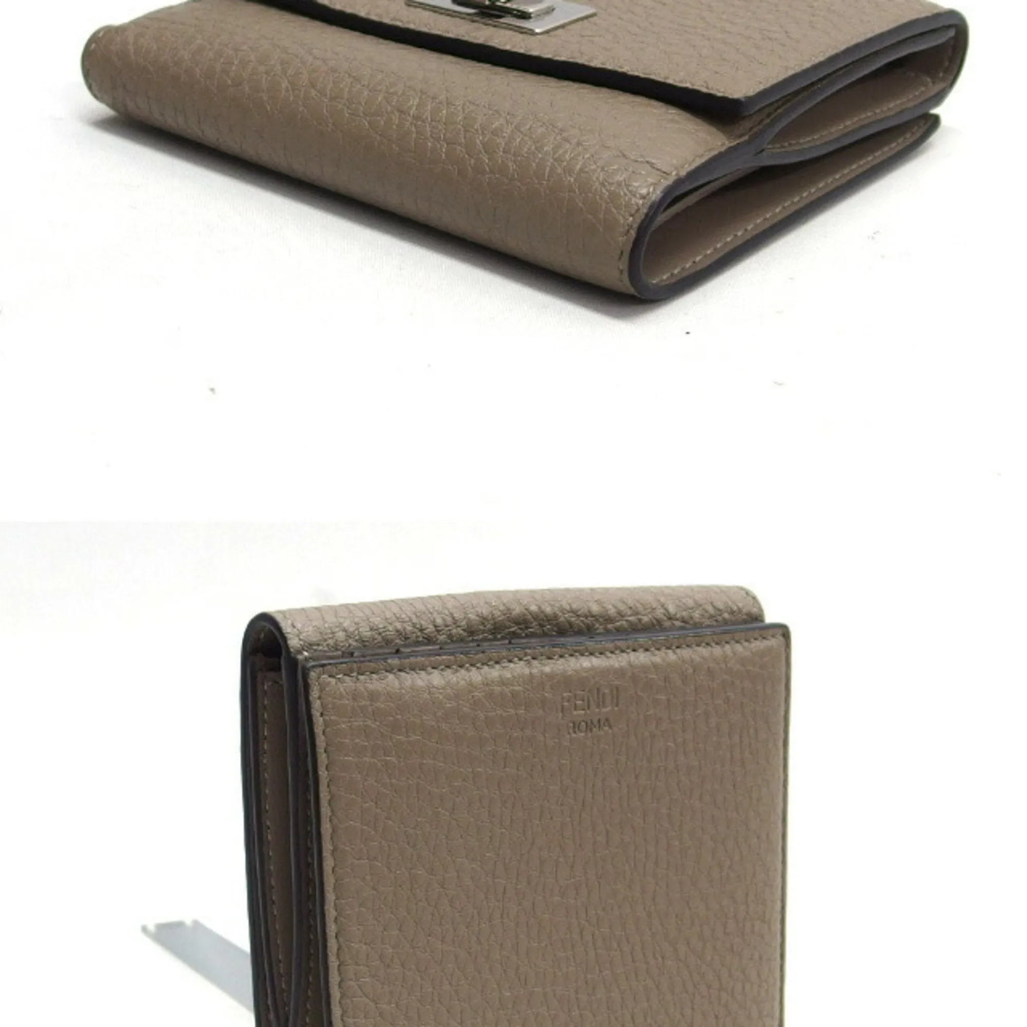 Fendi  ish Leather Coin Purse/Coin Case (Pre-Owned)