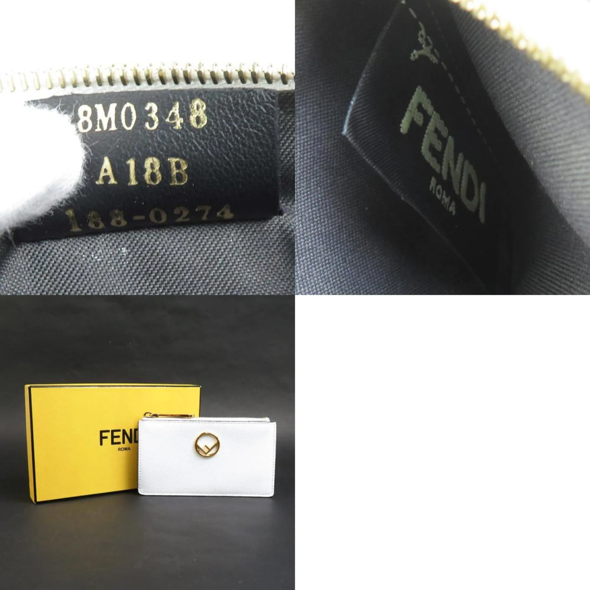 Fendi Leather Coin Purse/Coin Case (Pre-Owned)