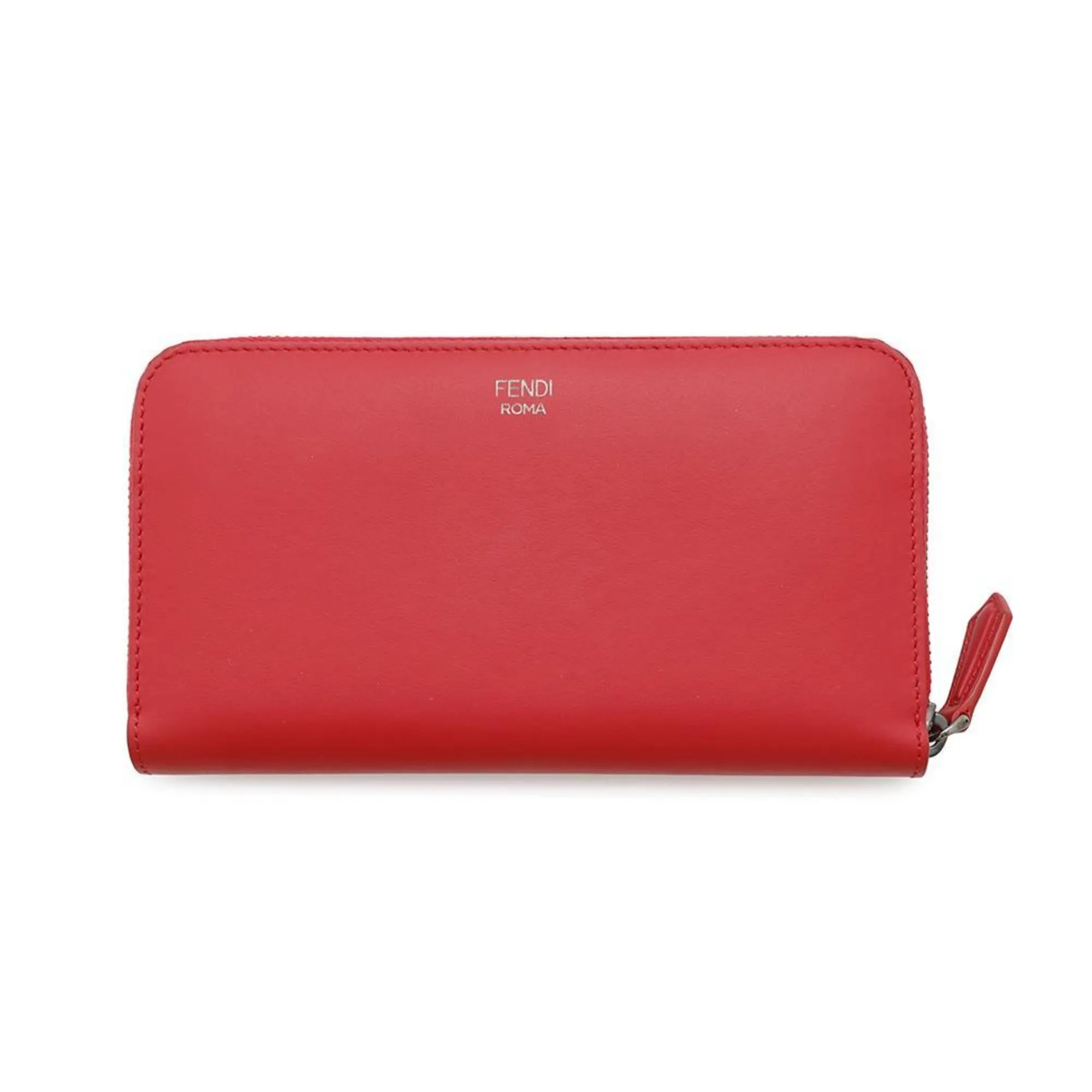 Fendi Leather Long Wallet (Bi-Fold) (Pre-Owned)