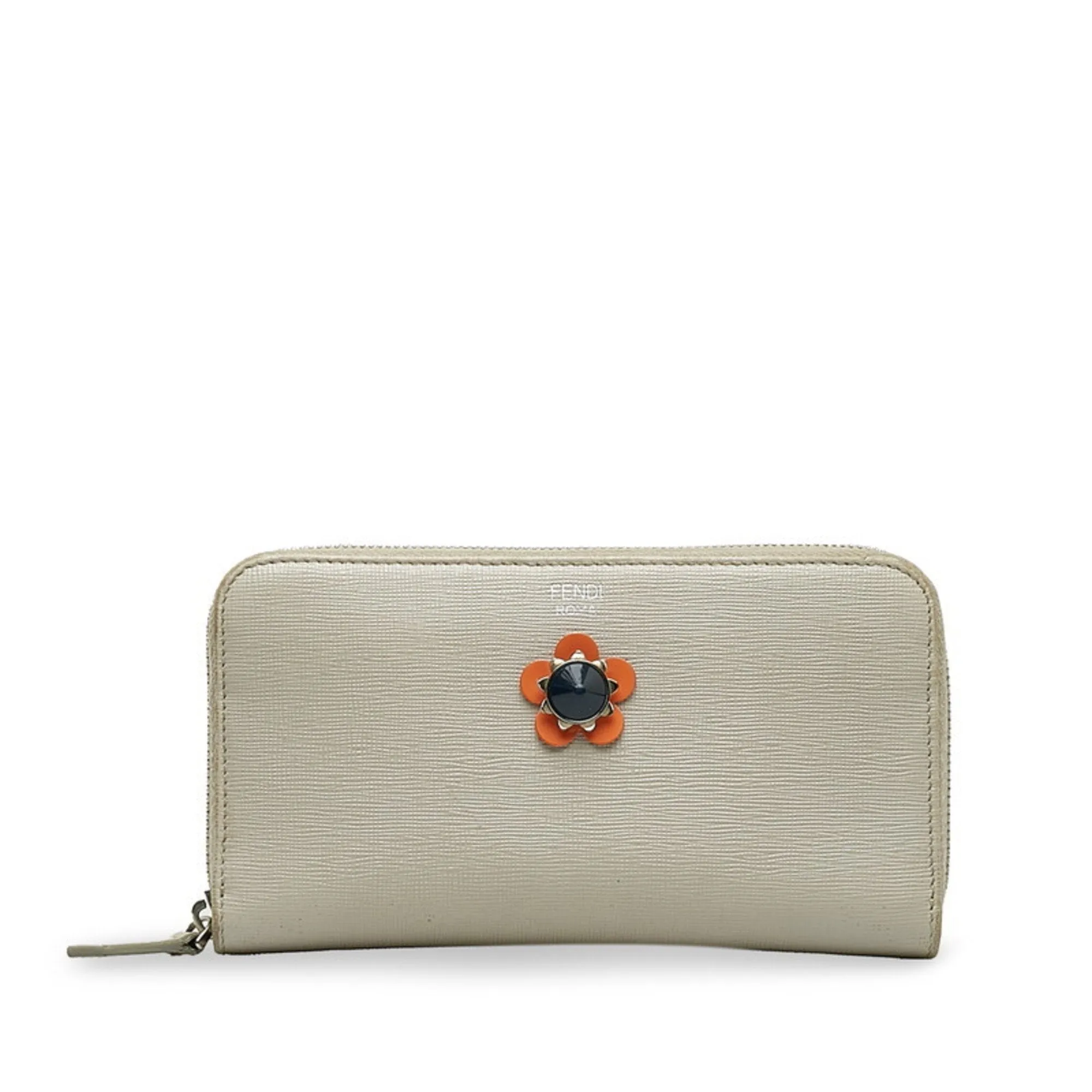 Fendi Leather Long Wallet (Bi-Fold) (Pre-Owned)