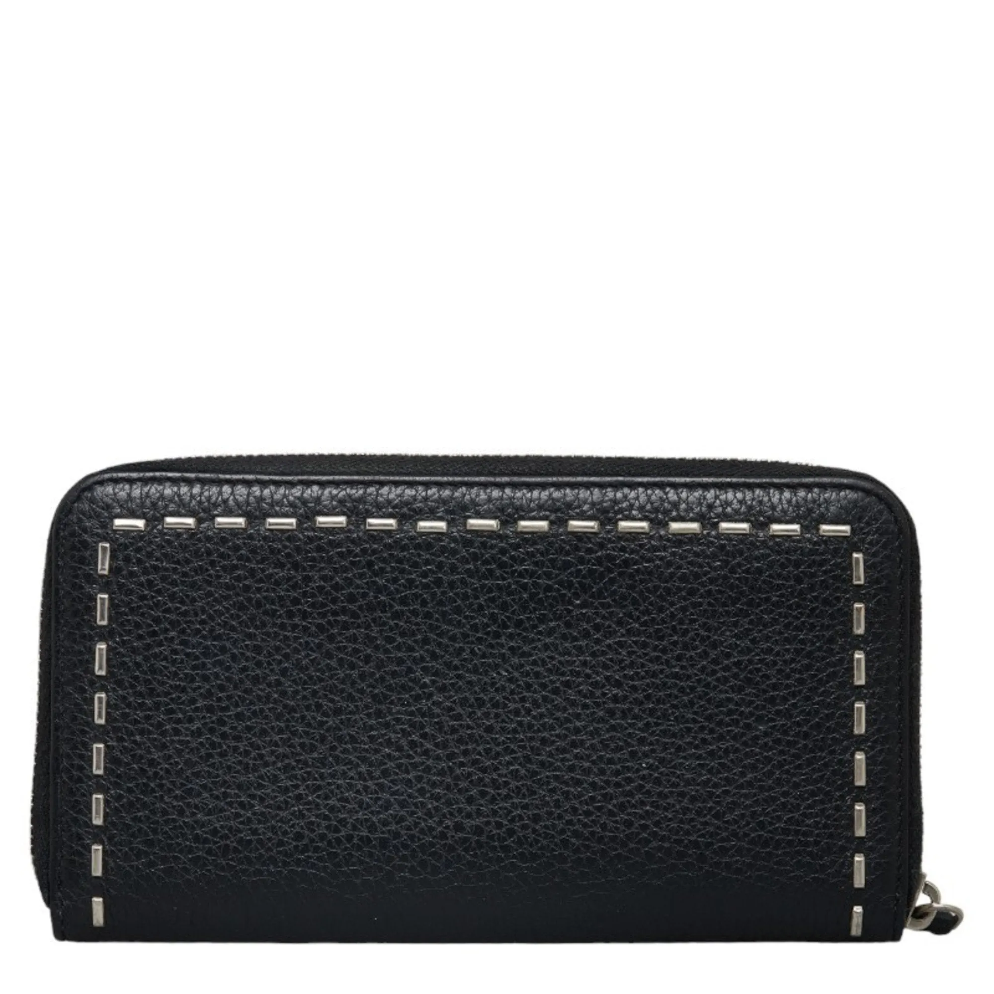 Fendi Leather Long Wallet (Bi-Fold) (Pre-Owned)