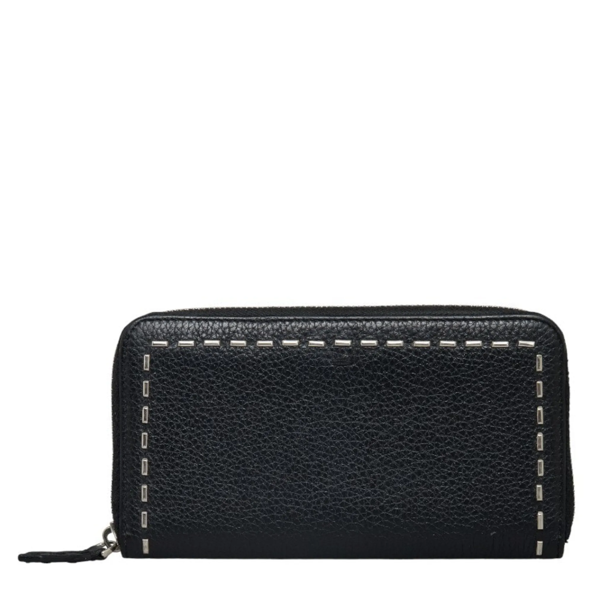 Fendi Leather Long Wallet (Bi-Fold) (Pre-Owned)