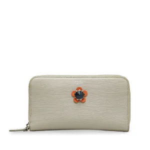 Fendi Leather Long Wallet (Bi-Fold) (Pre-Owned)