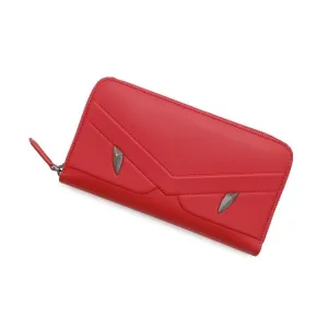 Fendi Leather Long Wallet (Bi-Fold) (Pre-Owned)
