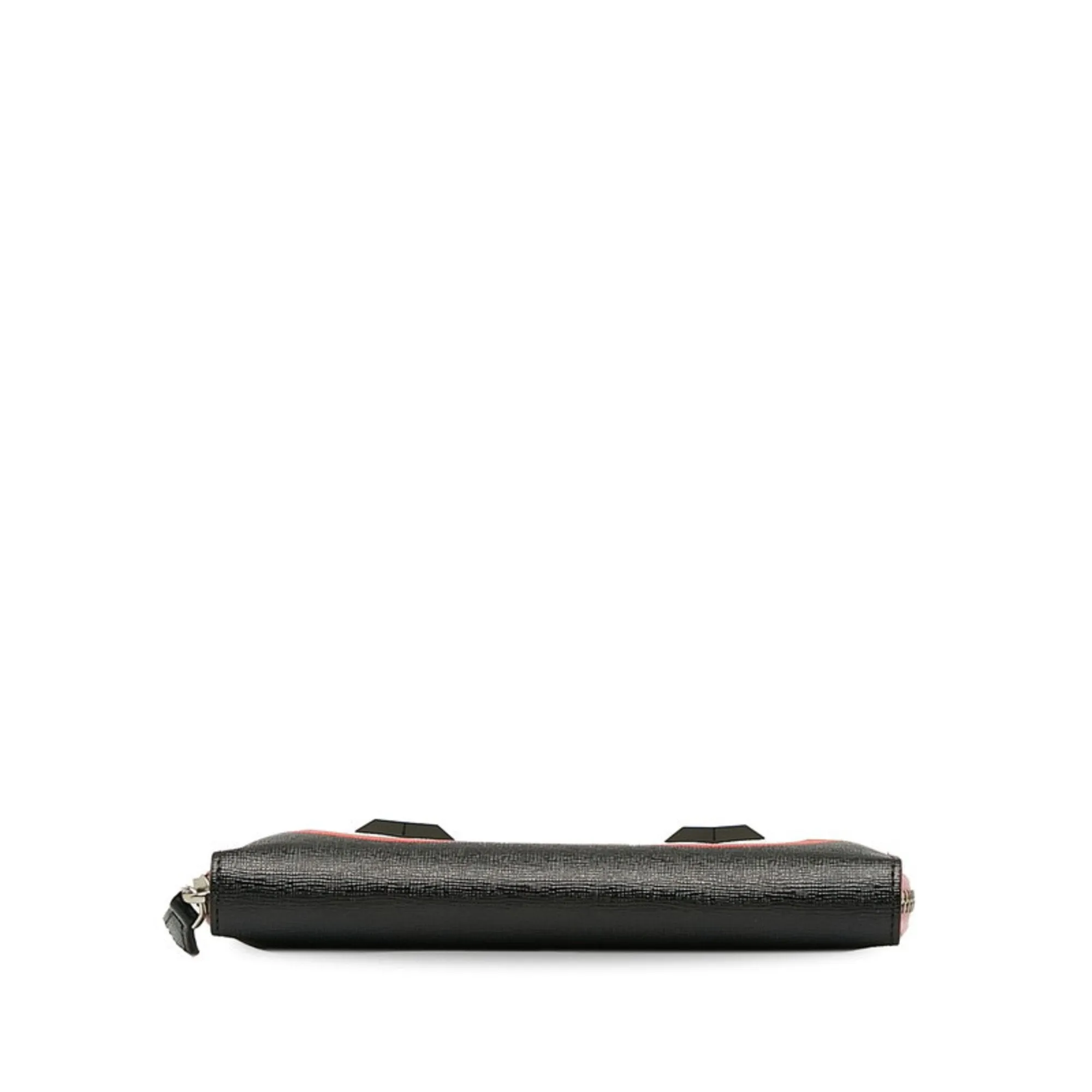 Fendi pink Leather Long Wallet (Bi-Fold) (Pre-Owned)