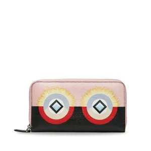 Fendi pink Leather Long Wallet (Bi-Fold) (Pre-Owned)