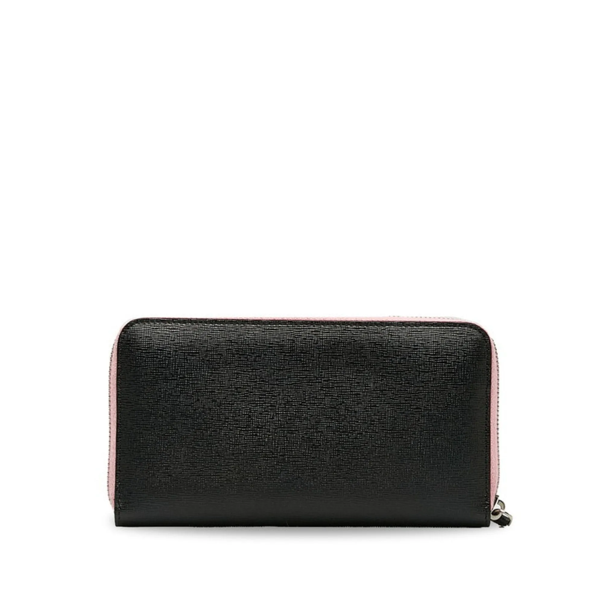 Fendi pink Leather Long Wallet (Bi-Fold) (Pre-Owned)