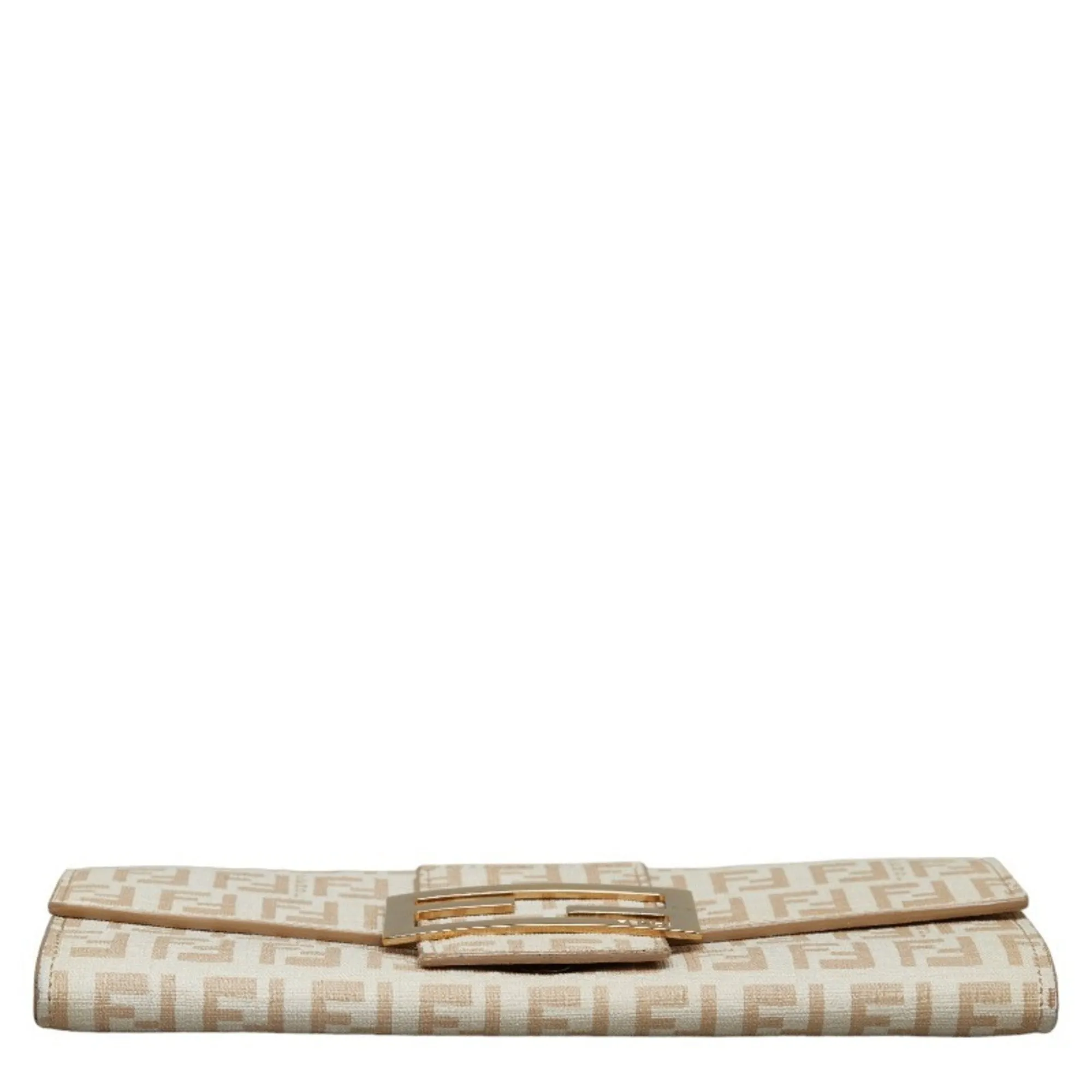 Fendi Pvc Leather Long Wallet (Bi-Fold) (Pre-Owned)