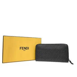Fendi Zucchino Leather Wallet (Pre-Owned)