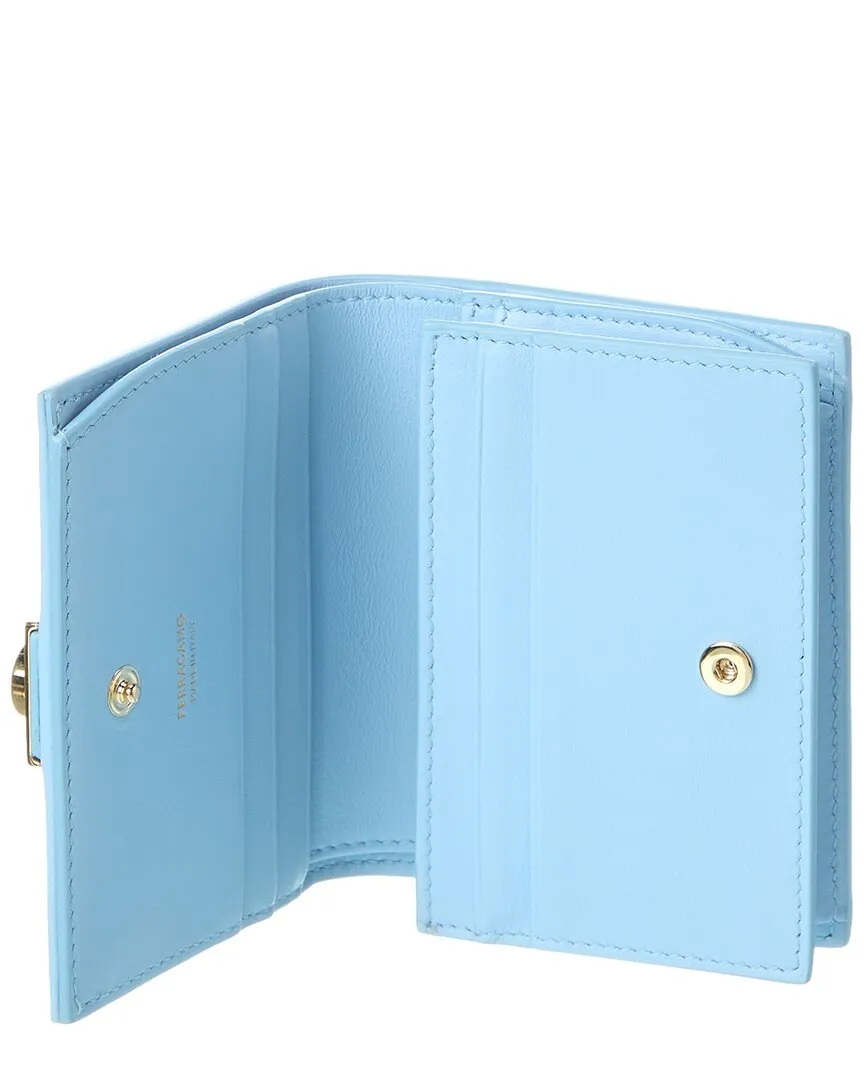 Ferragamo Hug Leather Compact Wallet