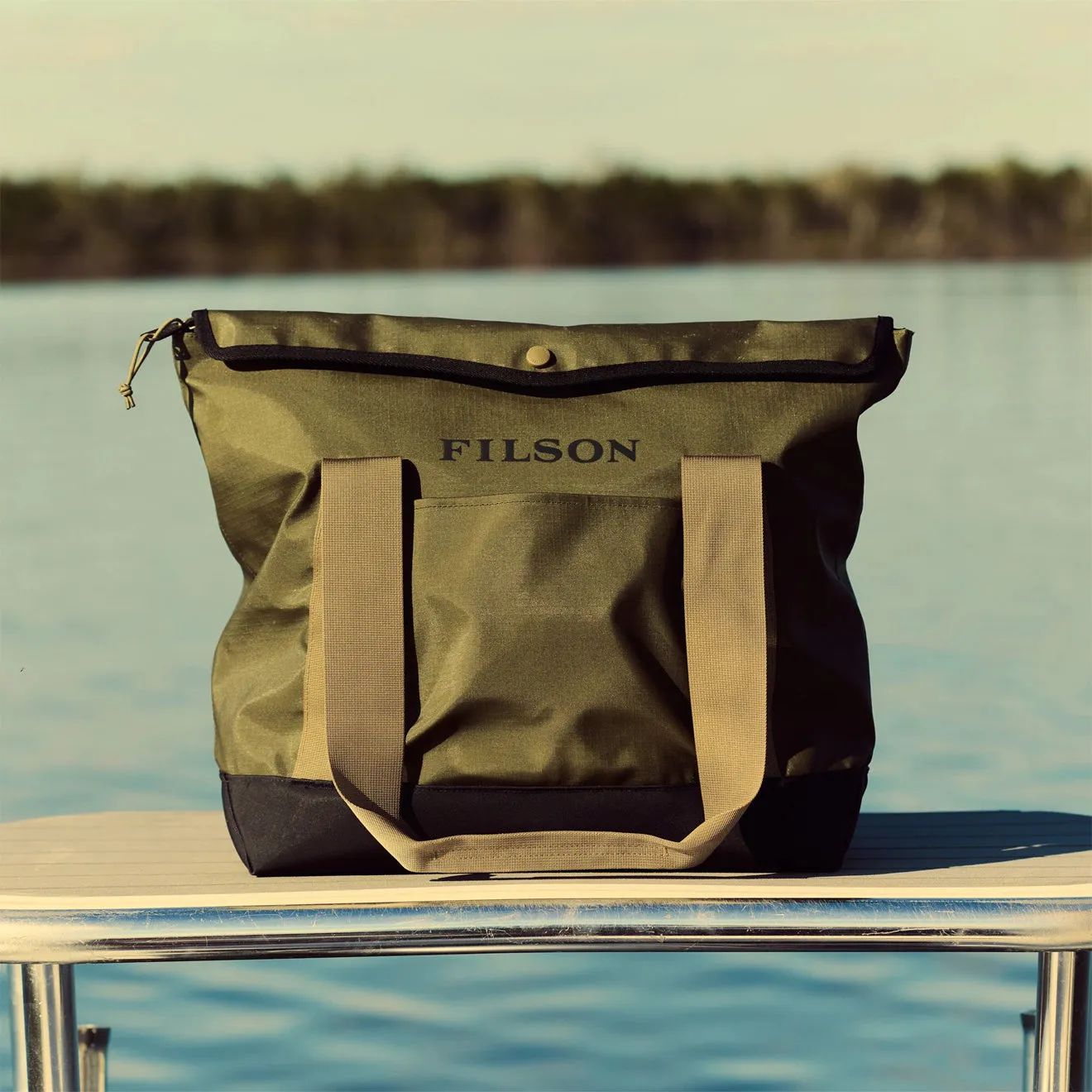 Filson Scout Tote Bag Olive / Black / Covert