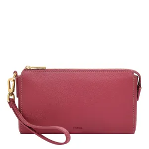 Fossil Women's Leather Wristlet