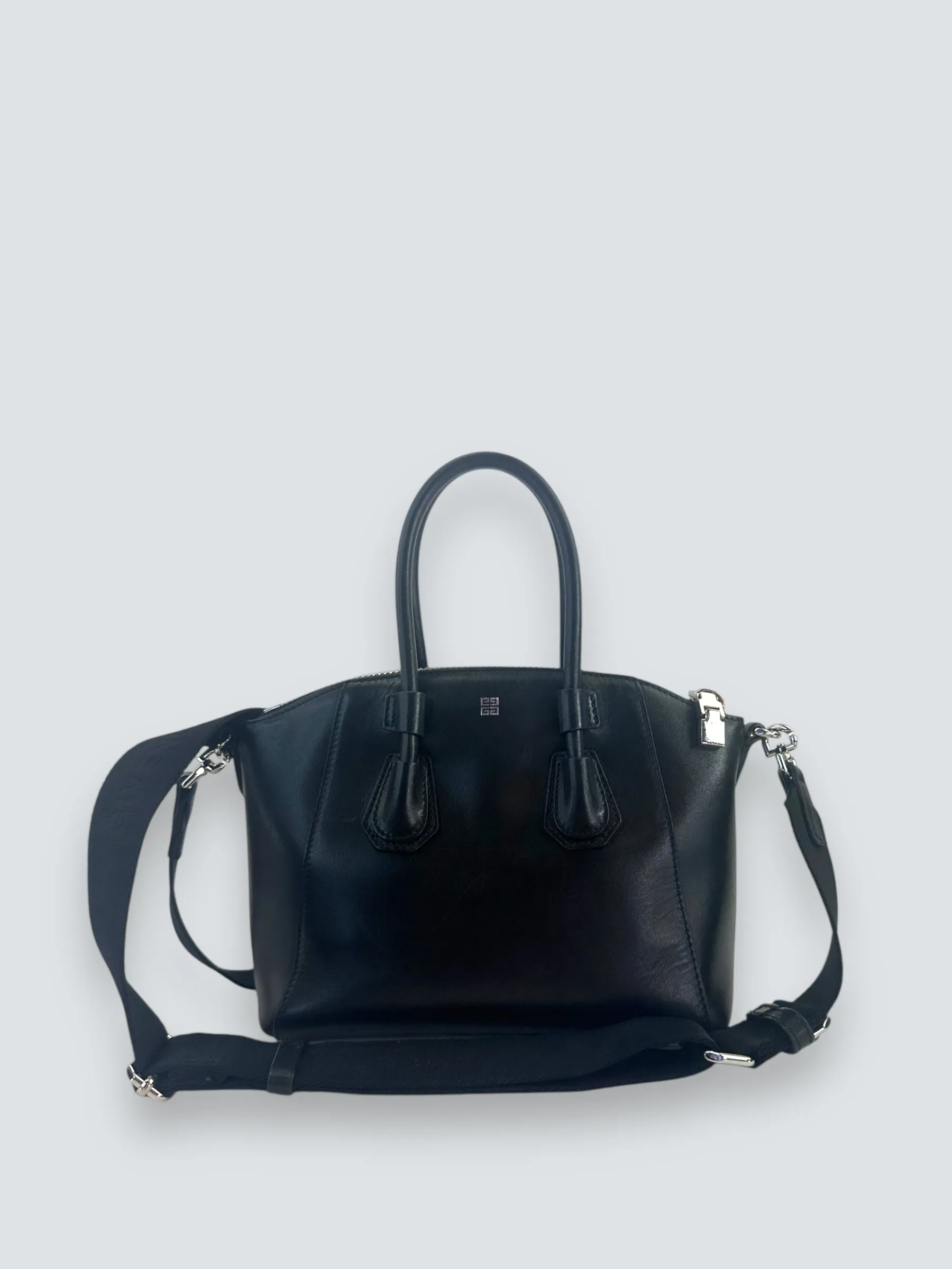 Givenchy Black Calf Leather Antigona Mini Sport Tote
