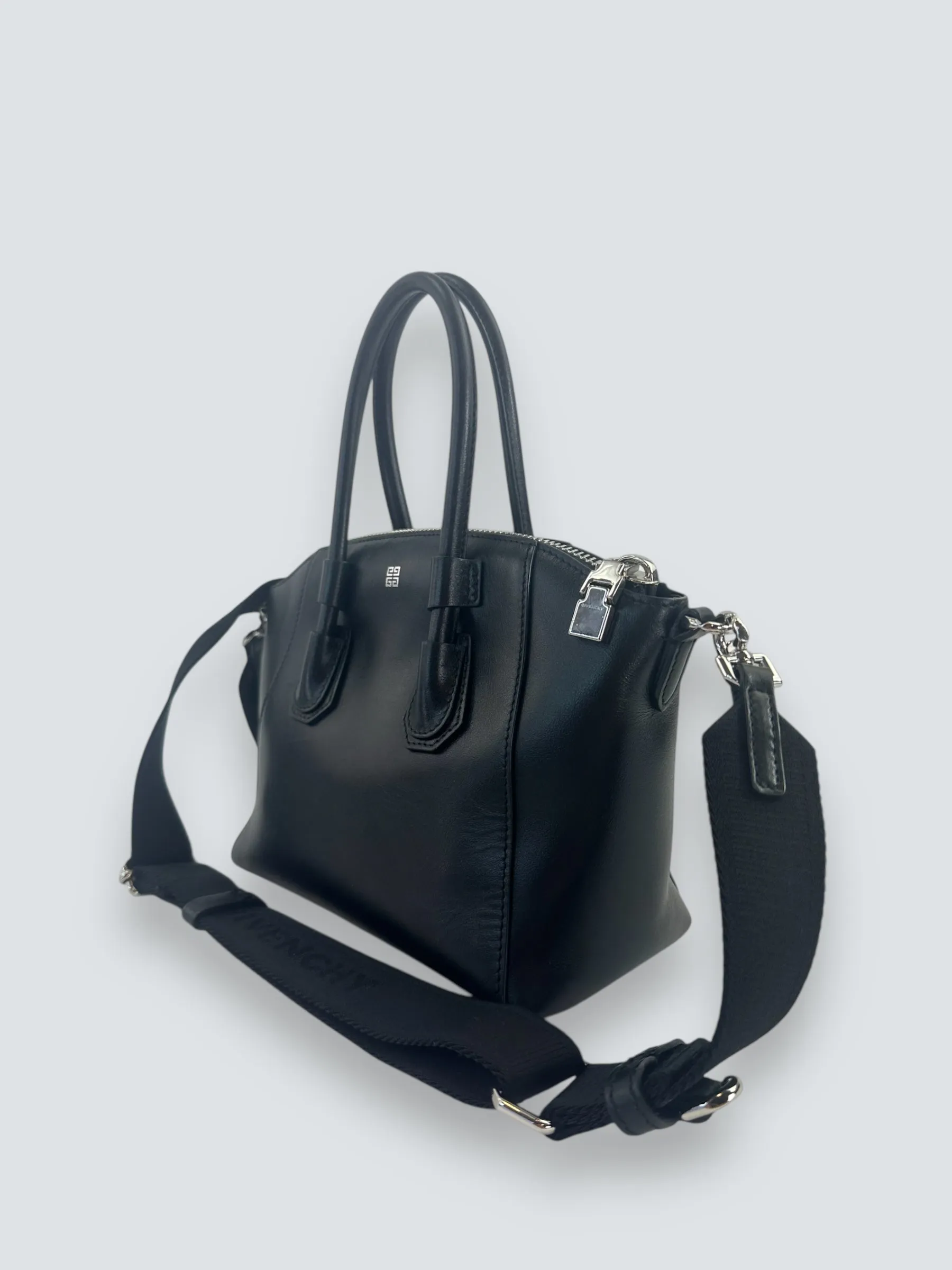 Givenchy Black Calf Leather Antigona Mini Sport Tote