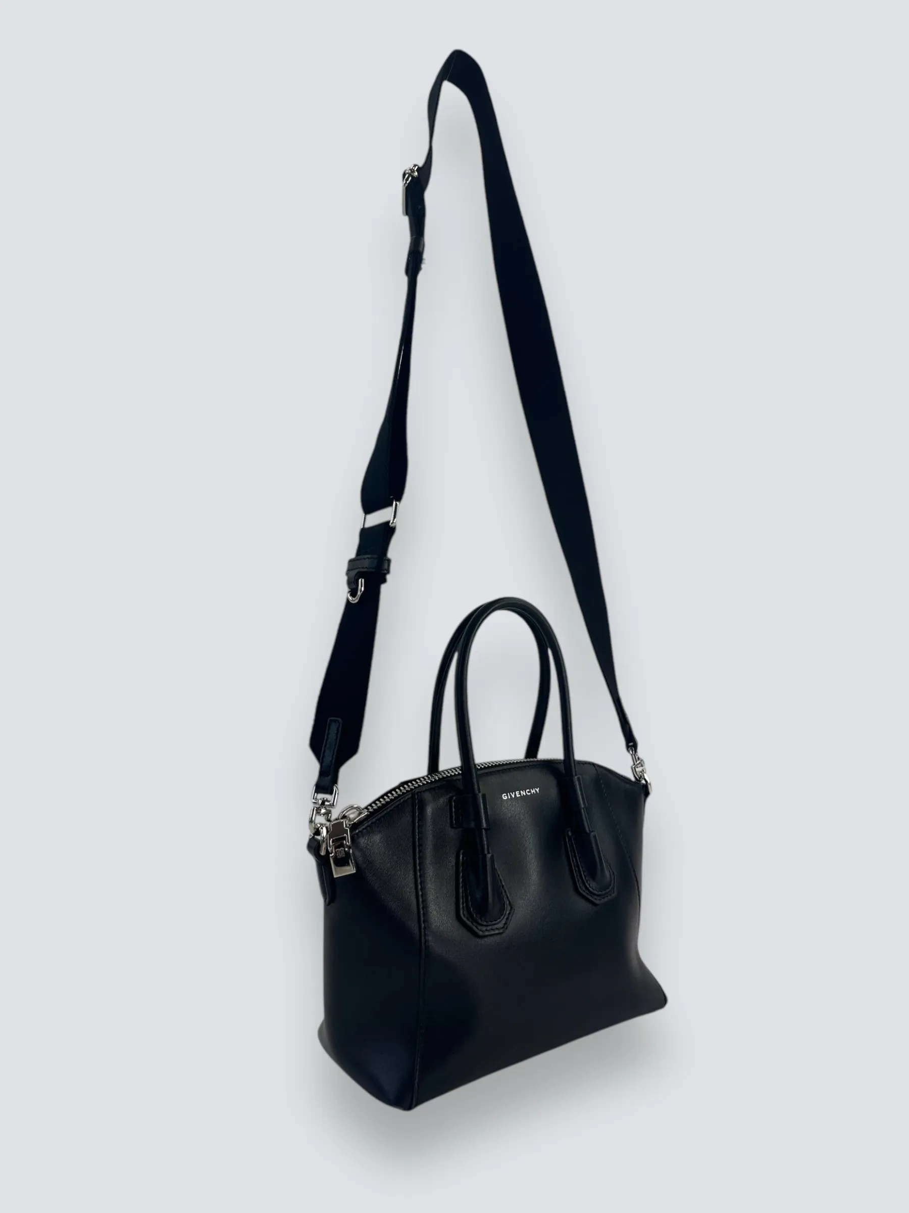 Givenchy Black Calf Leather Antigona Mini Sport Tote
