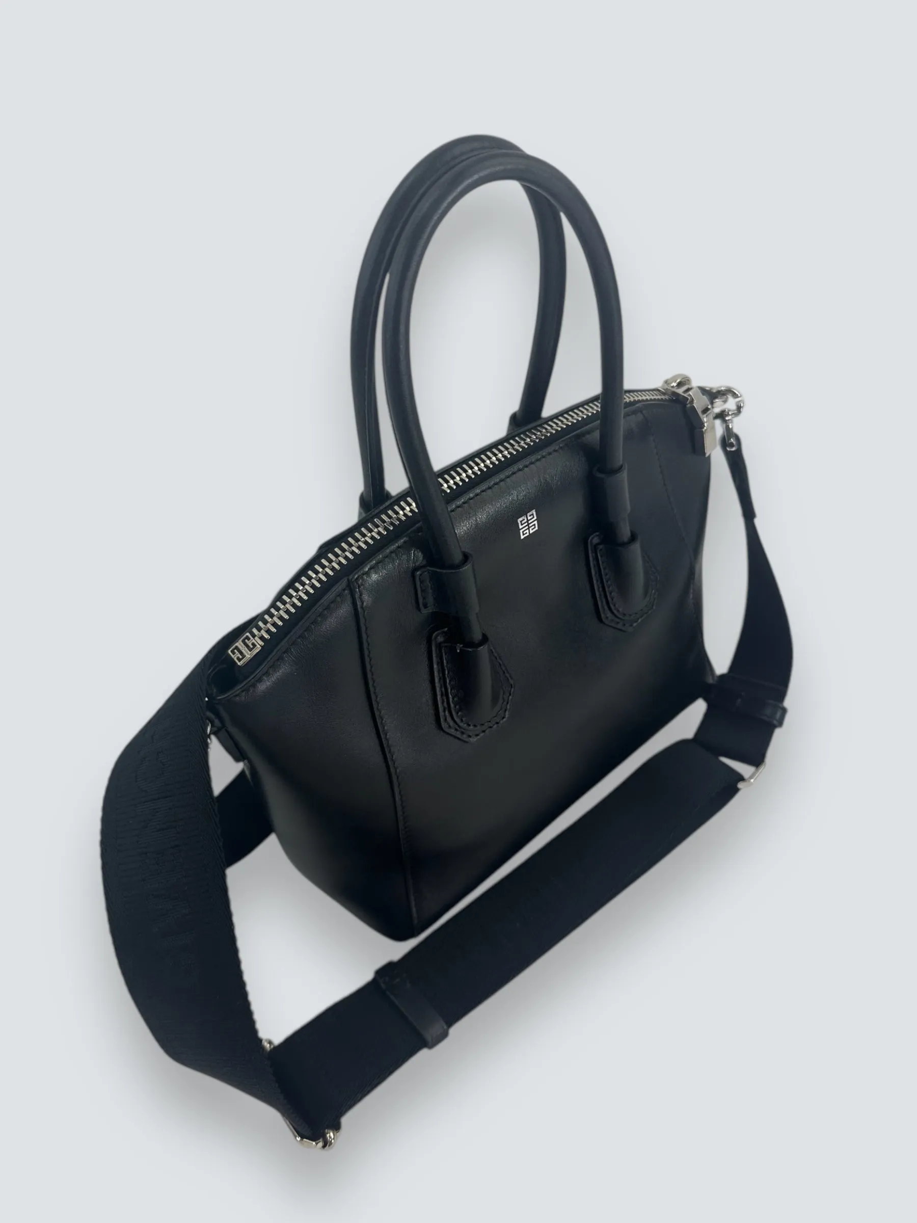 Givenchy Black Calf Leather Antigona Mini Sport Tote