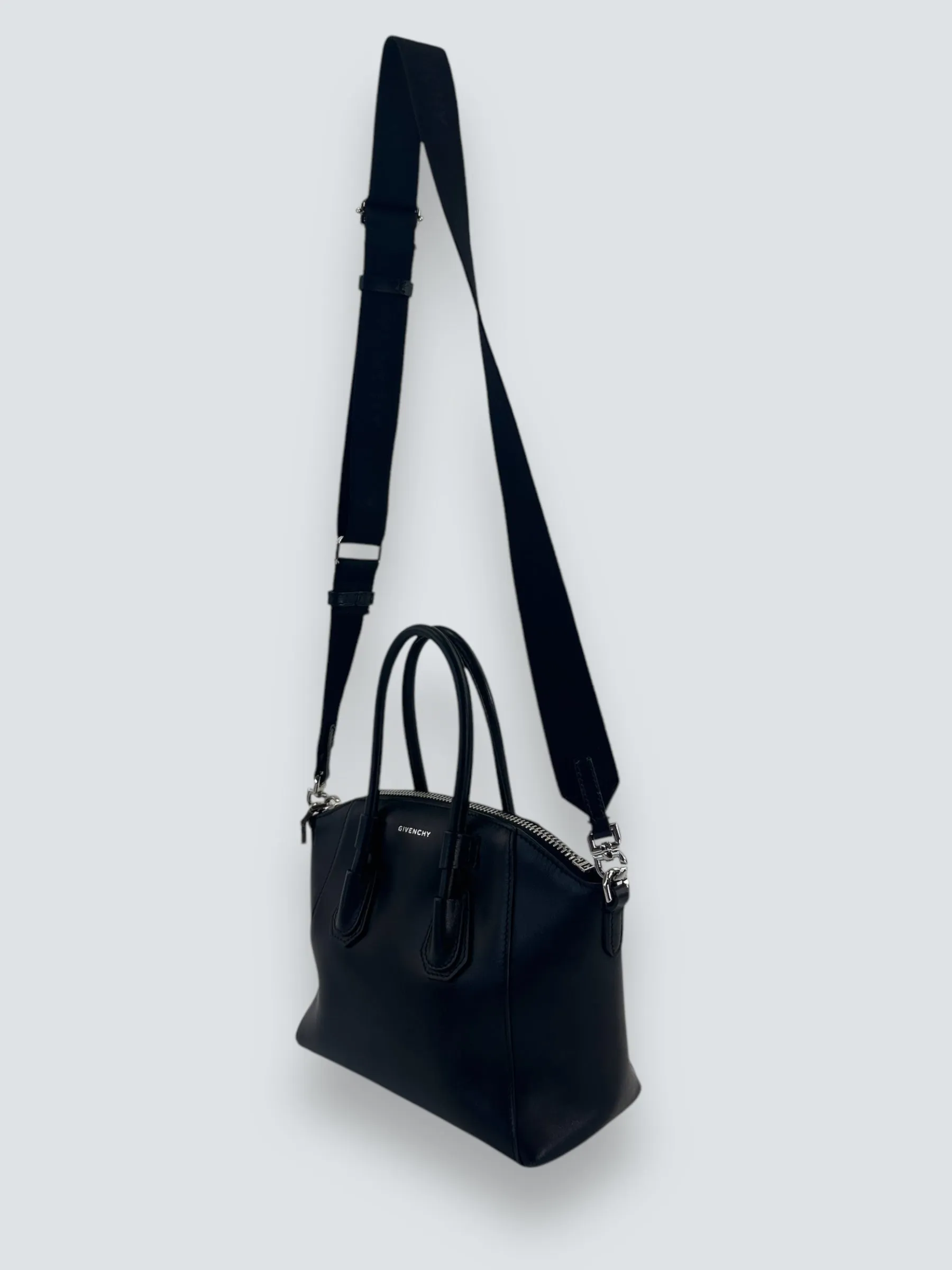 Givenchy Black Calf Leather Antigona Mini Sport Tote