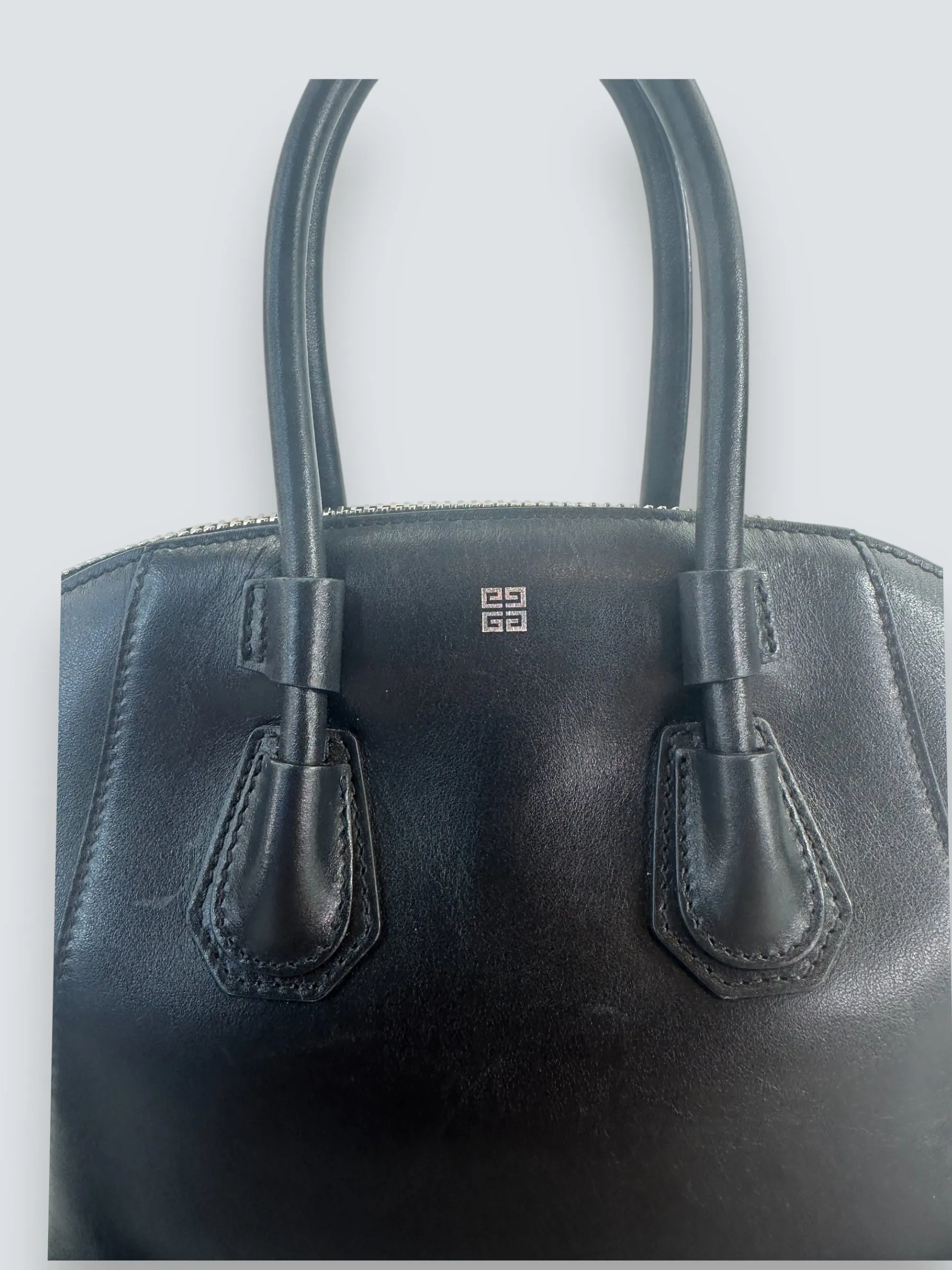 Givenchy Black Calf Leather Antigona Mini Sport Tote