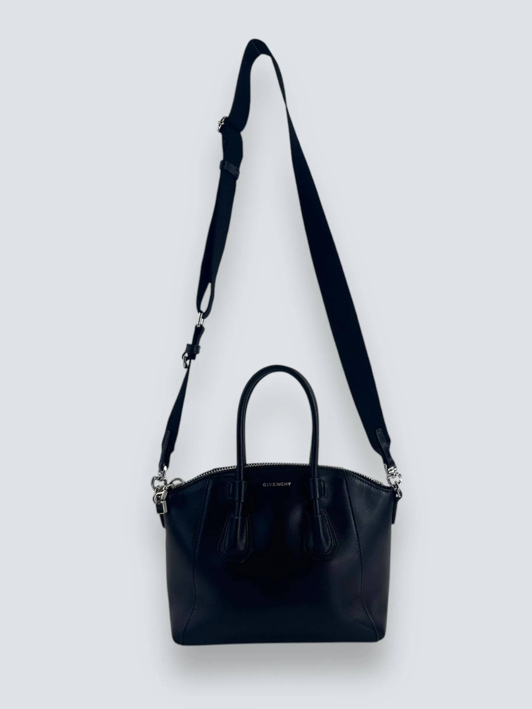 Givenchy Black Calf Leather Antigona Mini Sport Tote