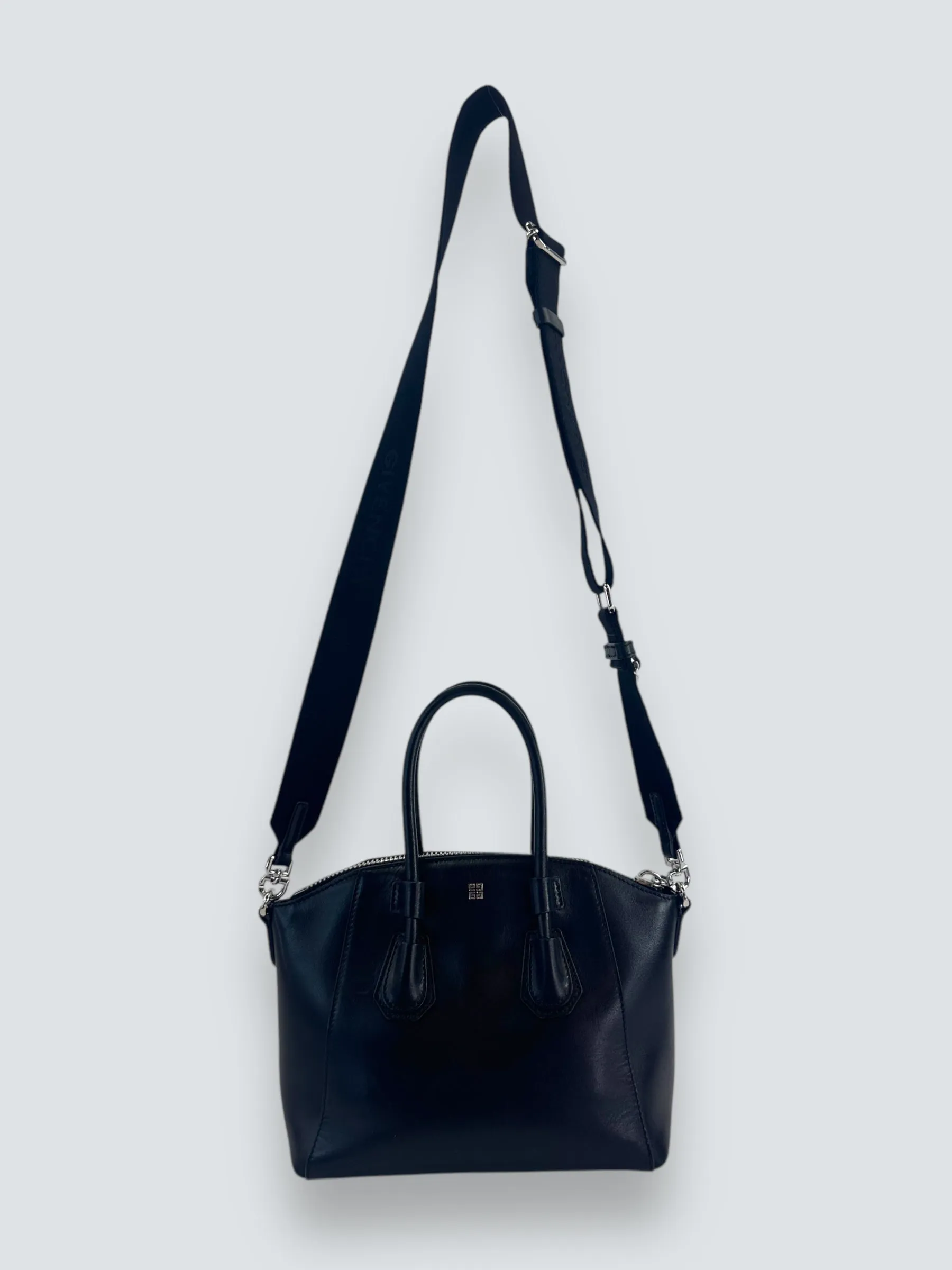 Givenchy Black Calf Leather Antigona Mini Sport Tote