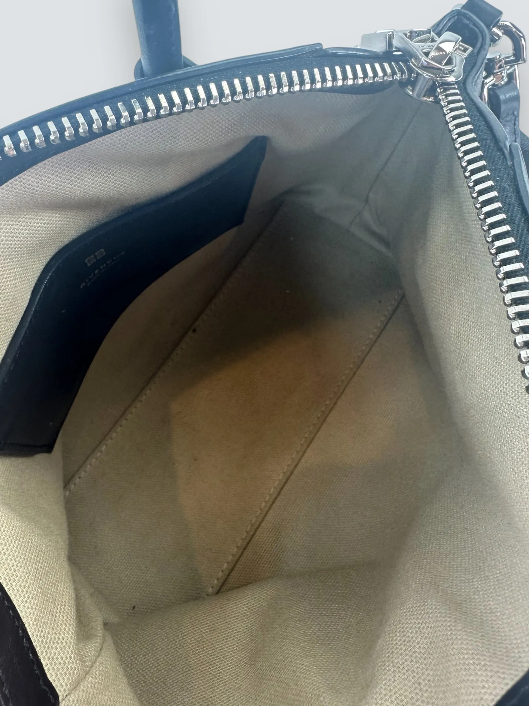 Givenchy Black Calf Leather Antigona Mini Sport Tote