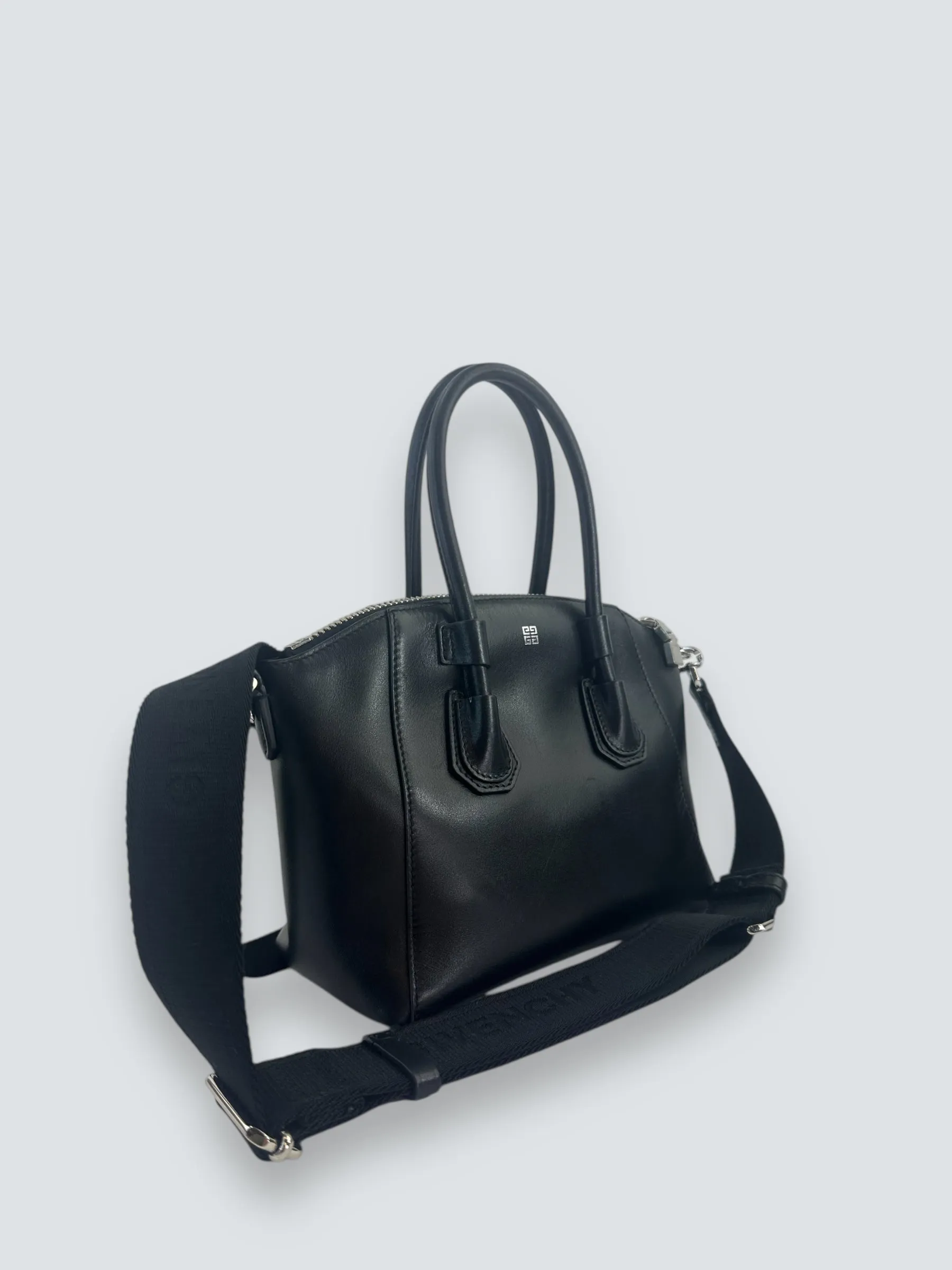 Givenchy Black Calf Leather Antigona Mini Sport Tote