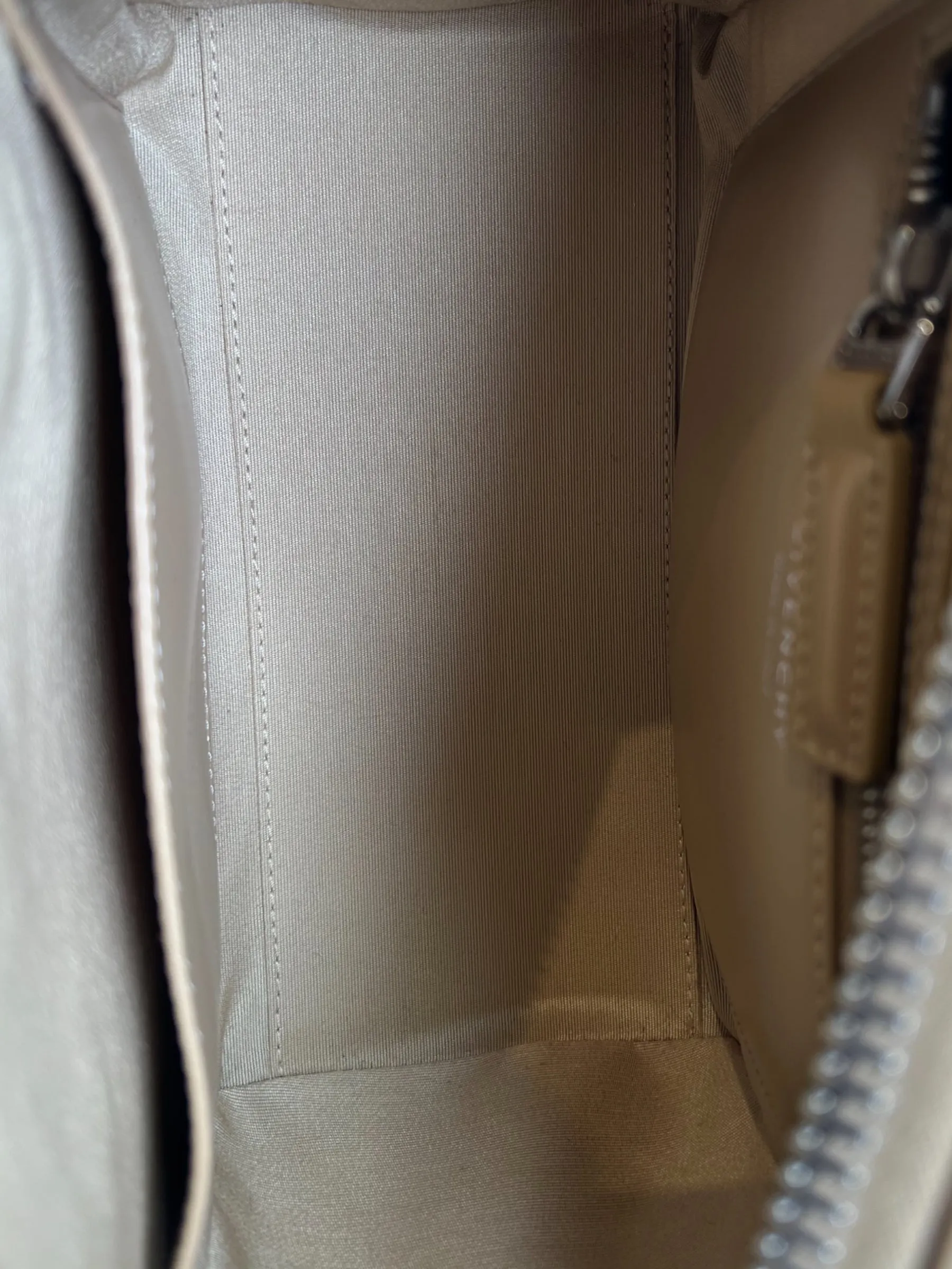 Givenchy Small Cream Leather "Antigona Lock"  Shoulder Bag