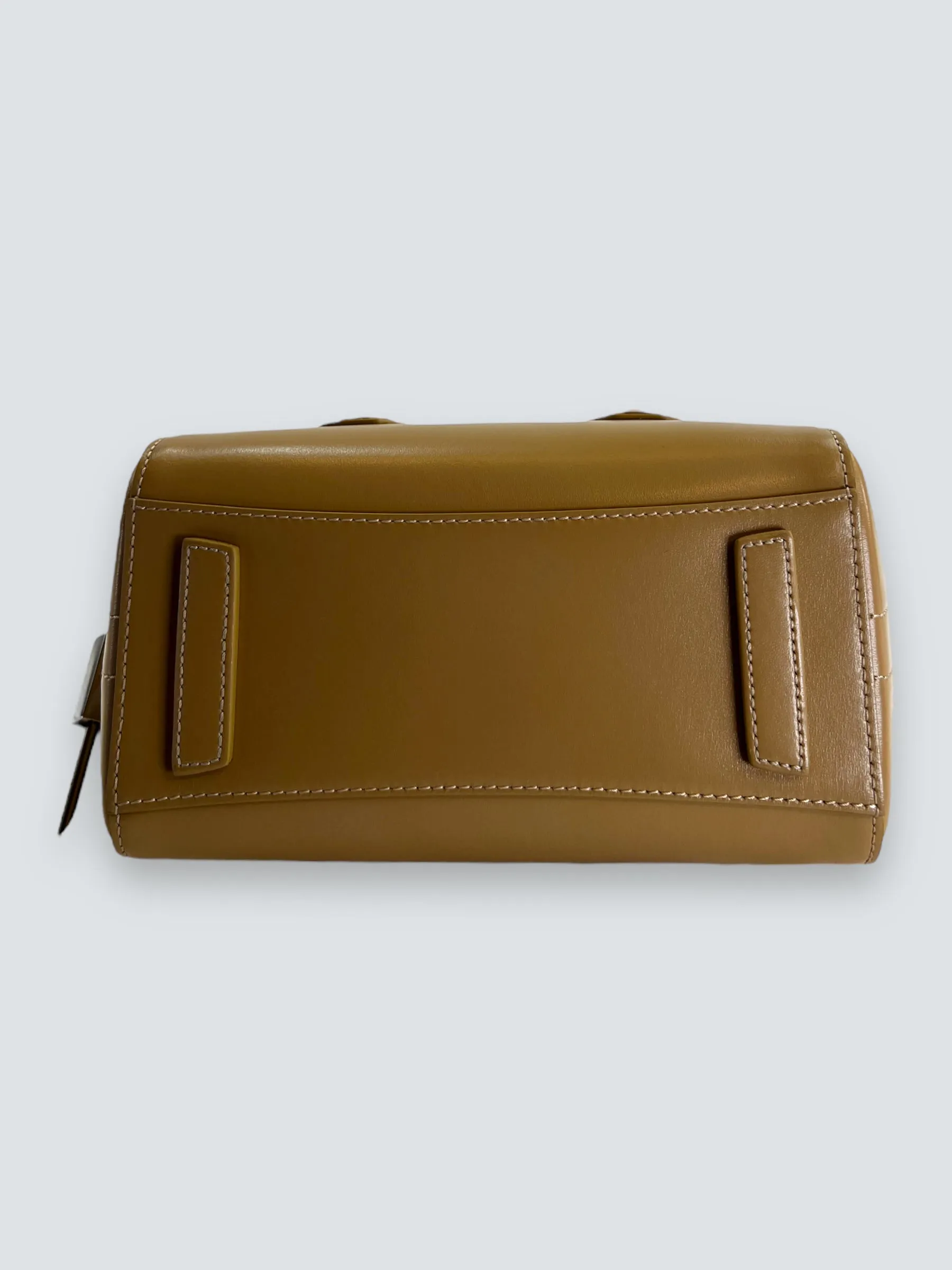 Givenchy Small Cream Leather "Antigona Lock"  Shoulder Bag