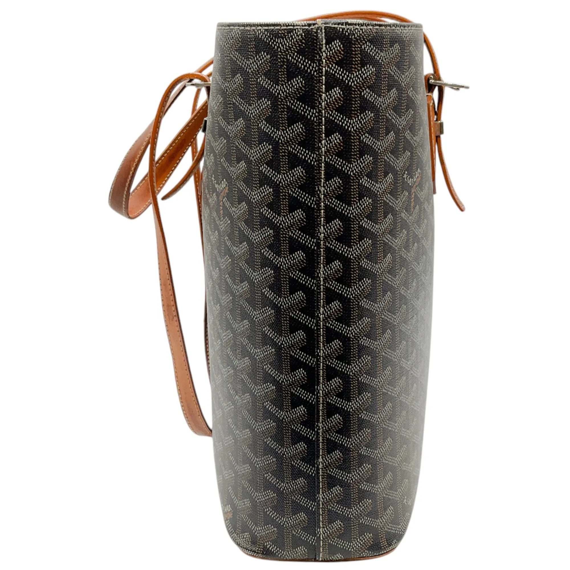 Goyard Black / Brown Okinawa GM Tote