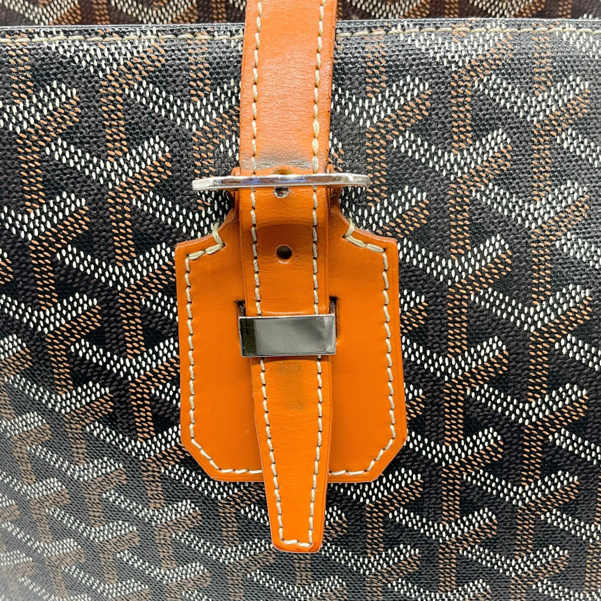 Goyard Black / Brown Okinawa GM Tote