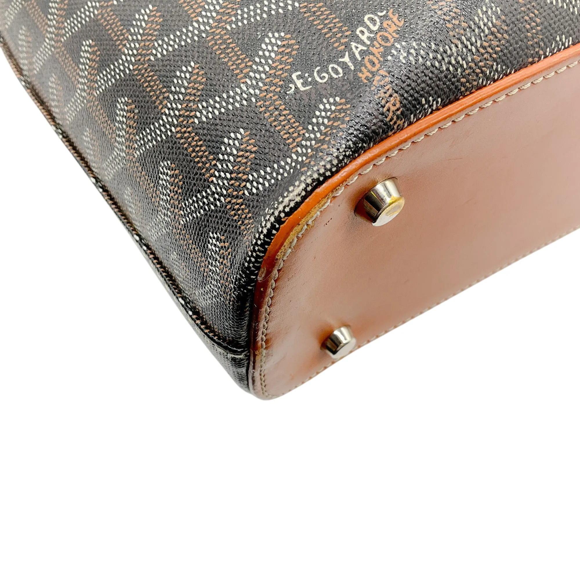 Goyard Black / Brown Okinawa GM Tote