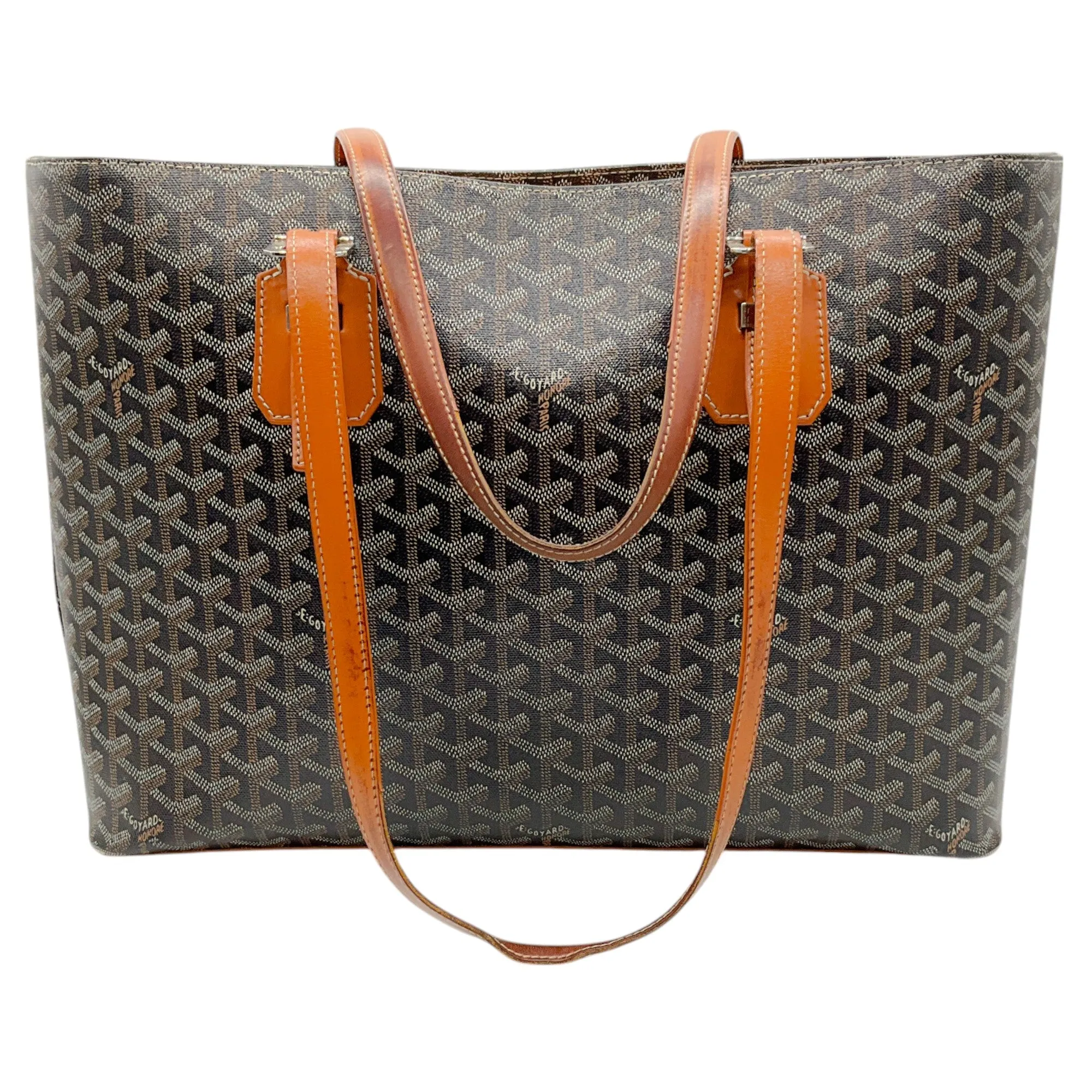Goyard Black / Brown Okinawa GM Tote