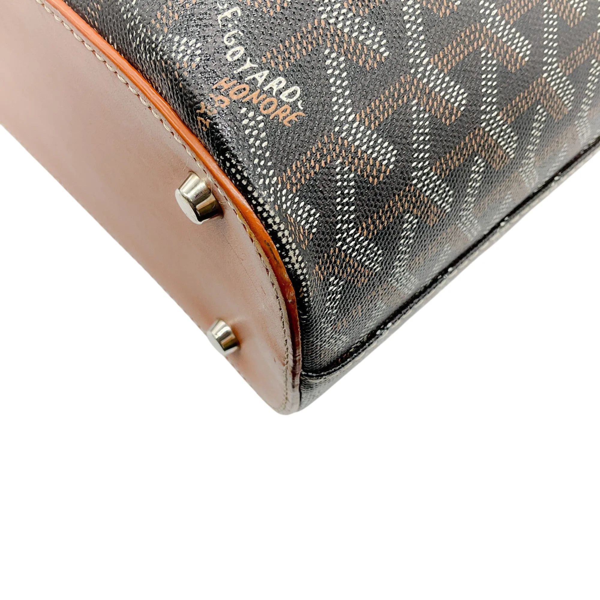 Goyard Black / Brown Okinawa GM Tote