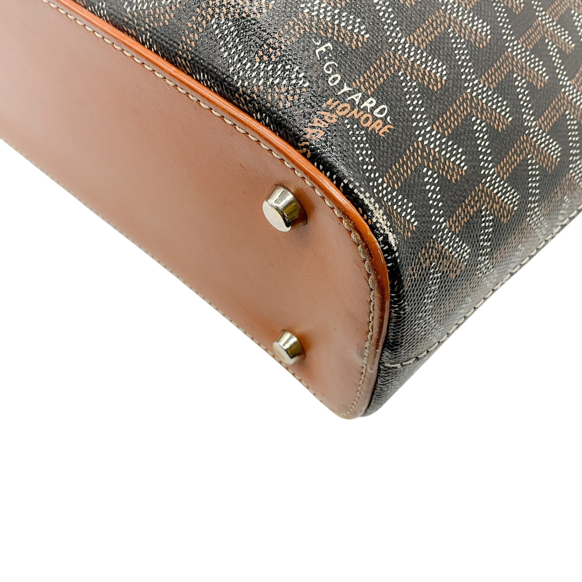 Goyard Black / Brown Okinawa GM Tote