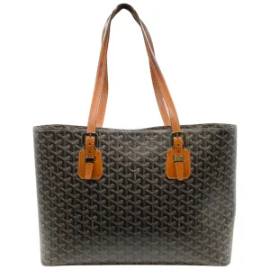 Goyard Black / Brown Okinawa GM Tote