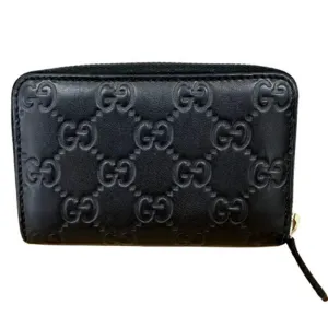 Gucci Leather Coin Purse/Coin Case (Pre-Owned)