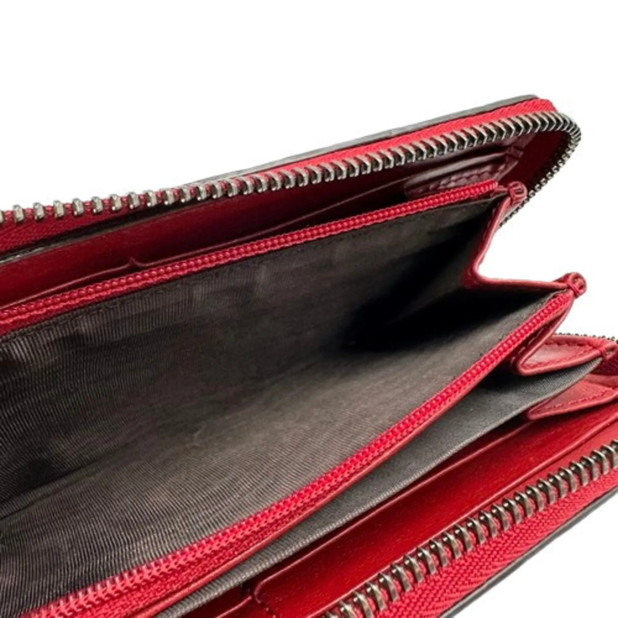 Gucci Leather Long Wallet (Bi-Fold) (Pre-Owned)