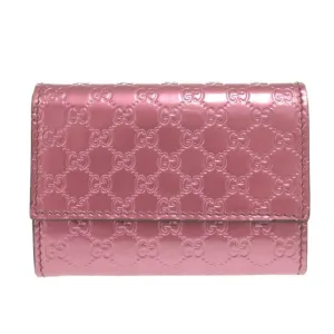 Gucci Microguccissima Patent Leather Coin Purse/Coin Case (Pre-Owned)