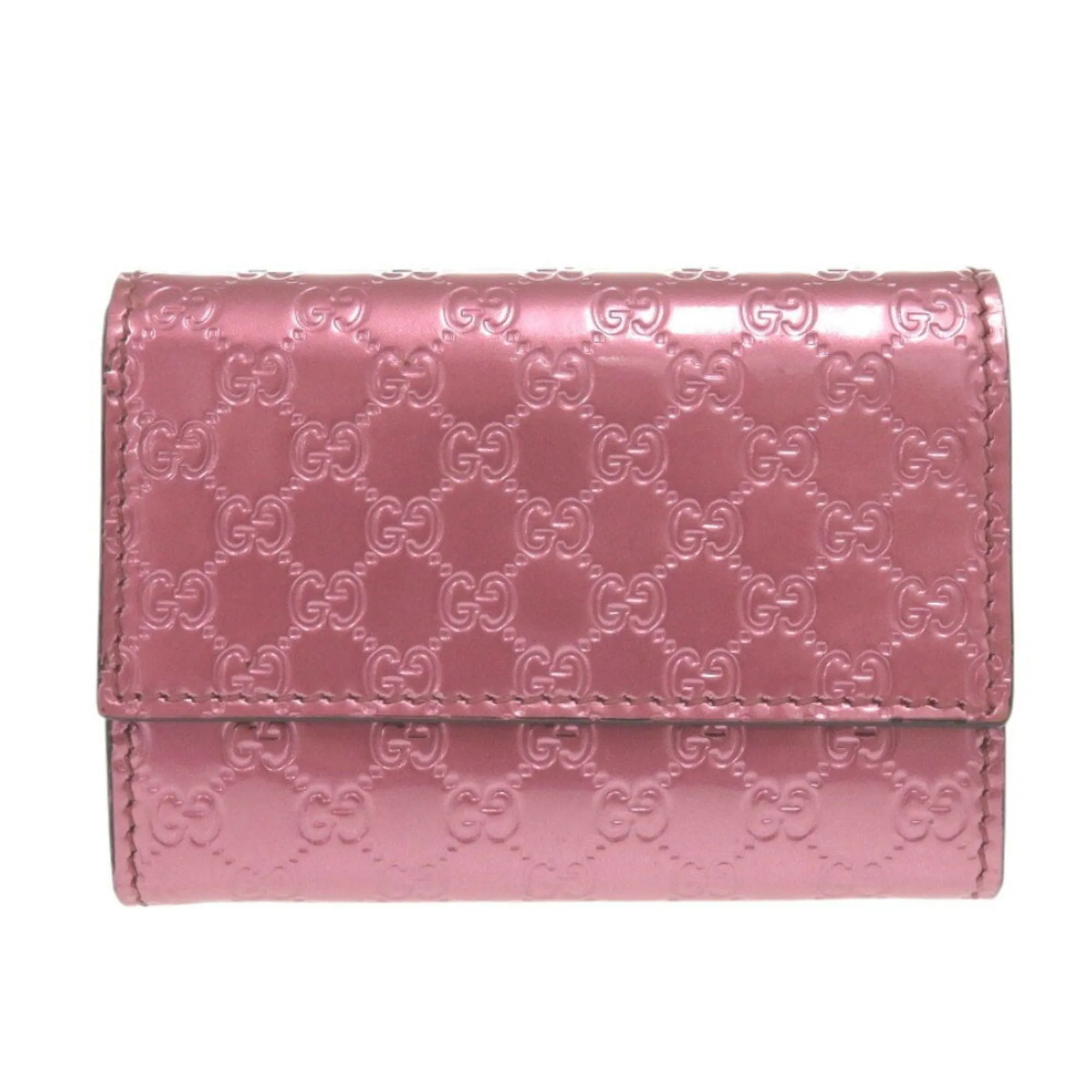 Gucci Microguccissima Patent Leather Coin Purse/Coin Case (Pre-Owned)