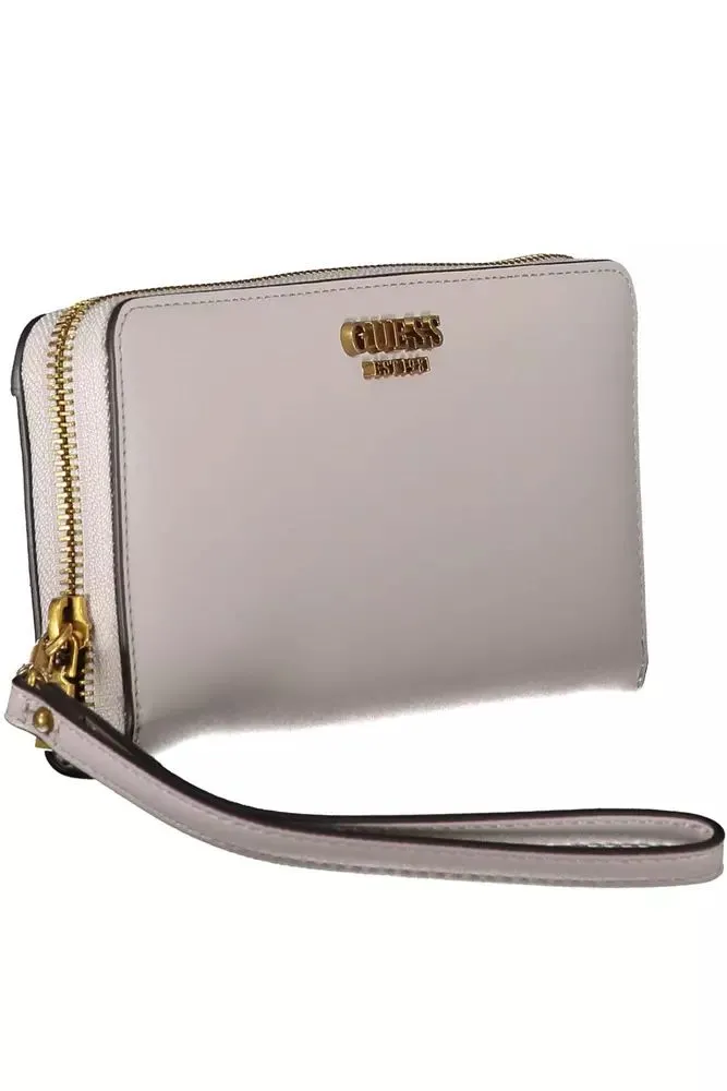 Guess Jeans Elegant  Wallet with Secure Zip Women's Closure