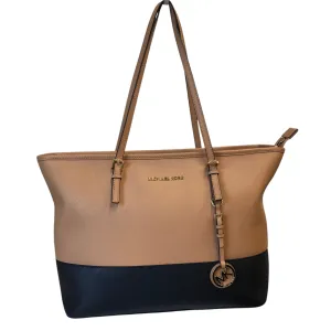 Handbag Designer By Michael Kors In Black & Brown, Size:Large