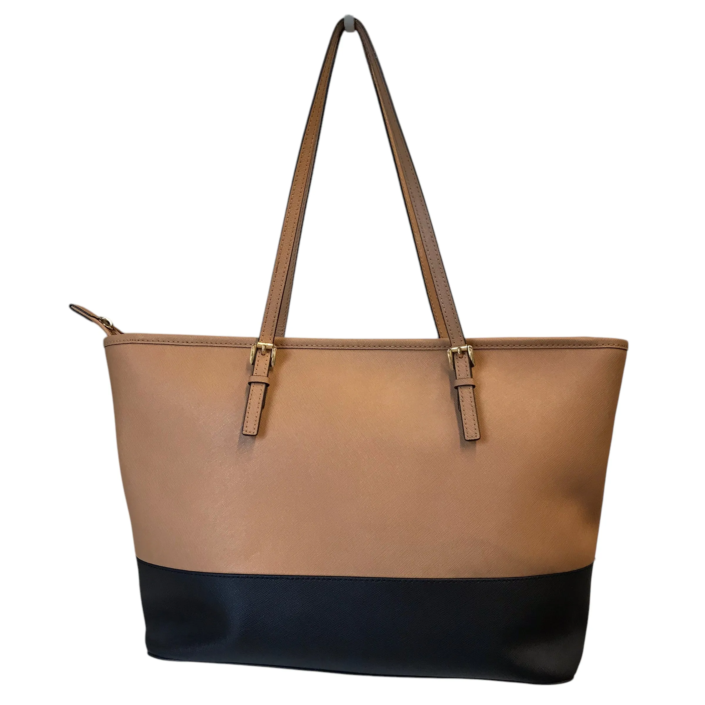 Handbag Designer By Michael Kors In Black & Brown, Size:Large