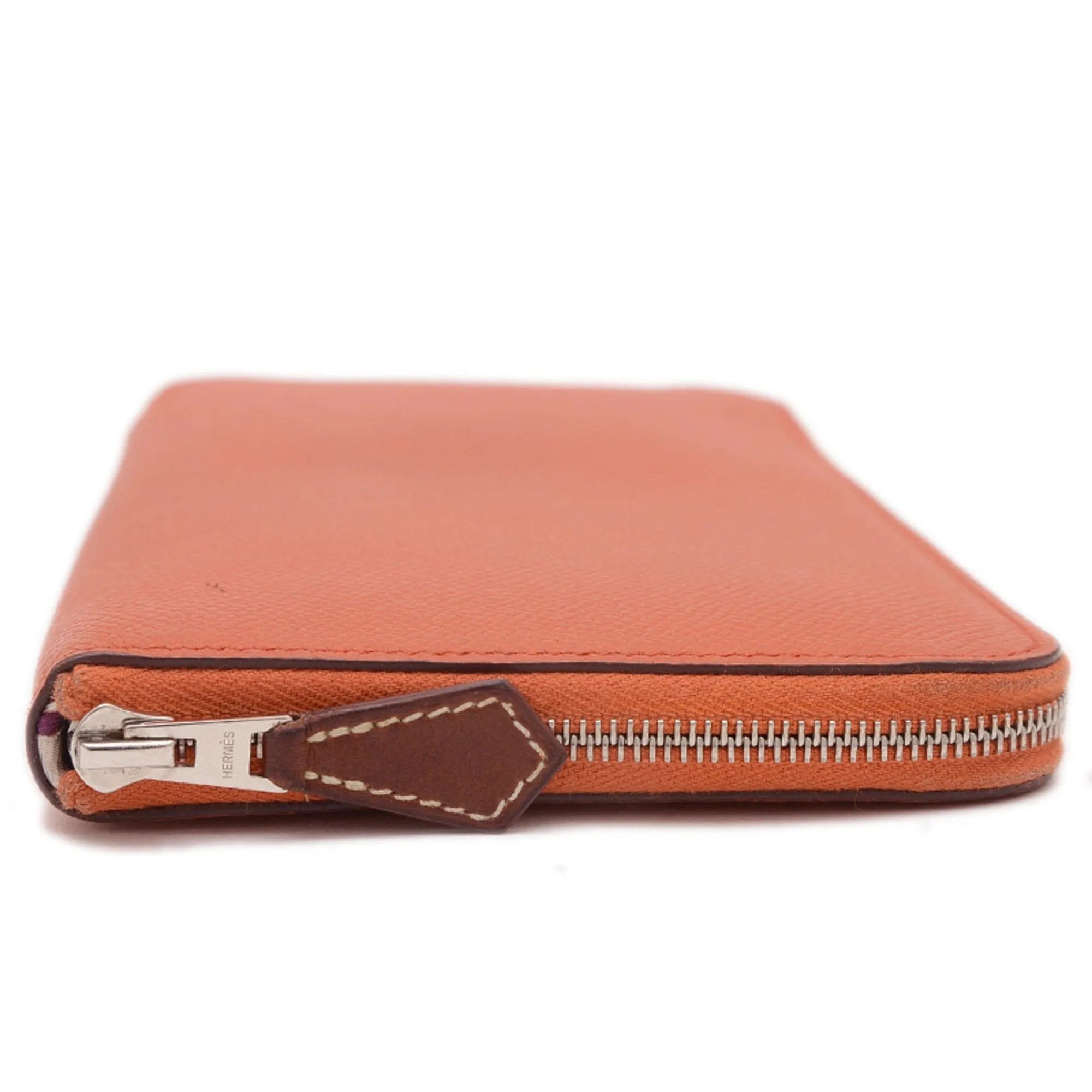 Hermes Epsom Leather Long Wallet (Bi-Fold) (Pre-Owned)