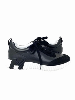 Hermes Bouncing Men's black/white Size 41 / 8.5 Sneakers