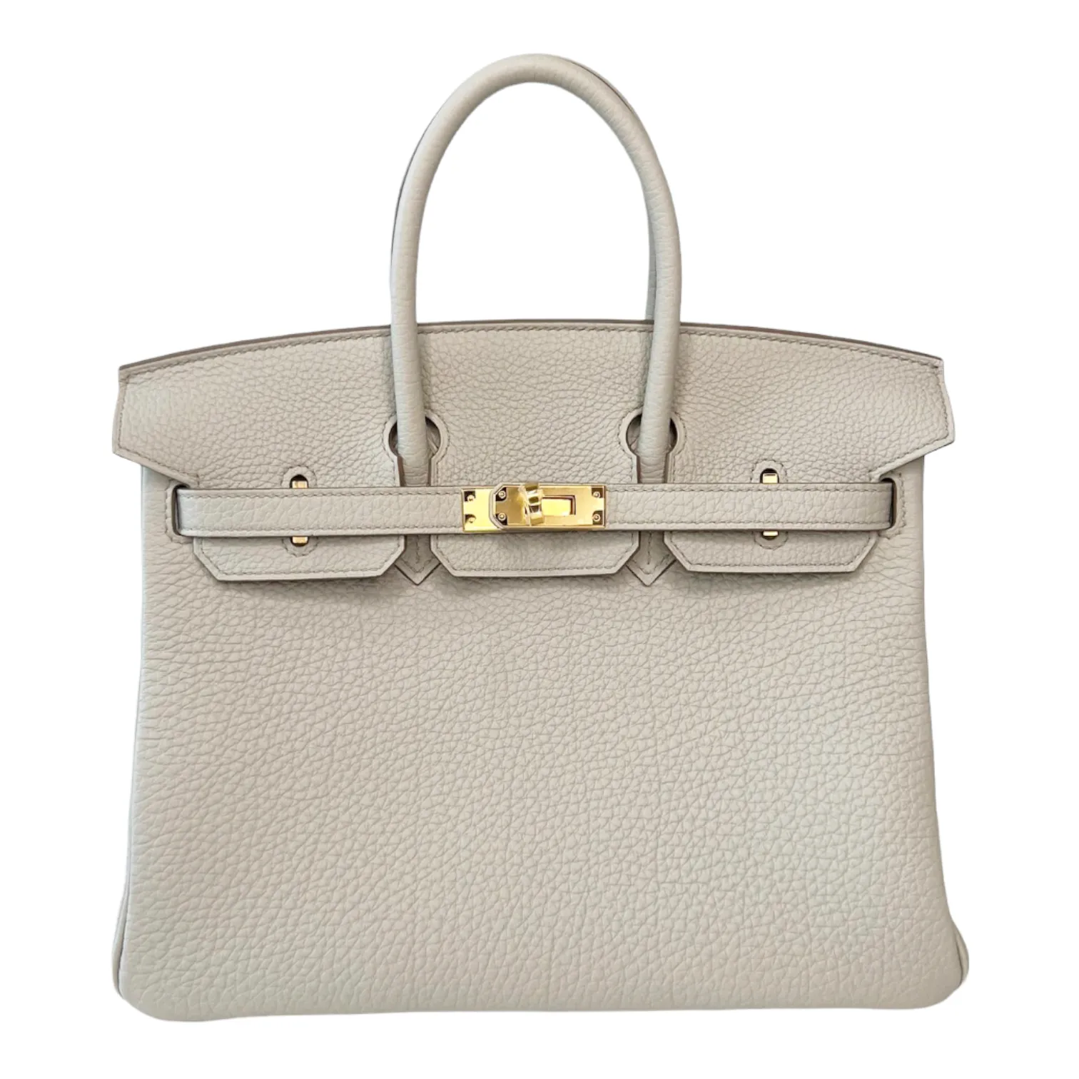 Herm??s Birkin 25 Togo Beton Gold Hardware