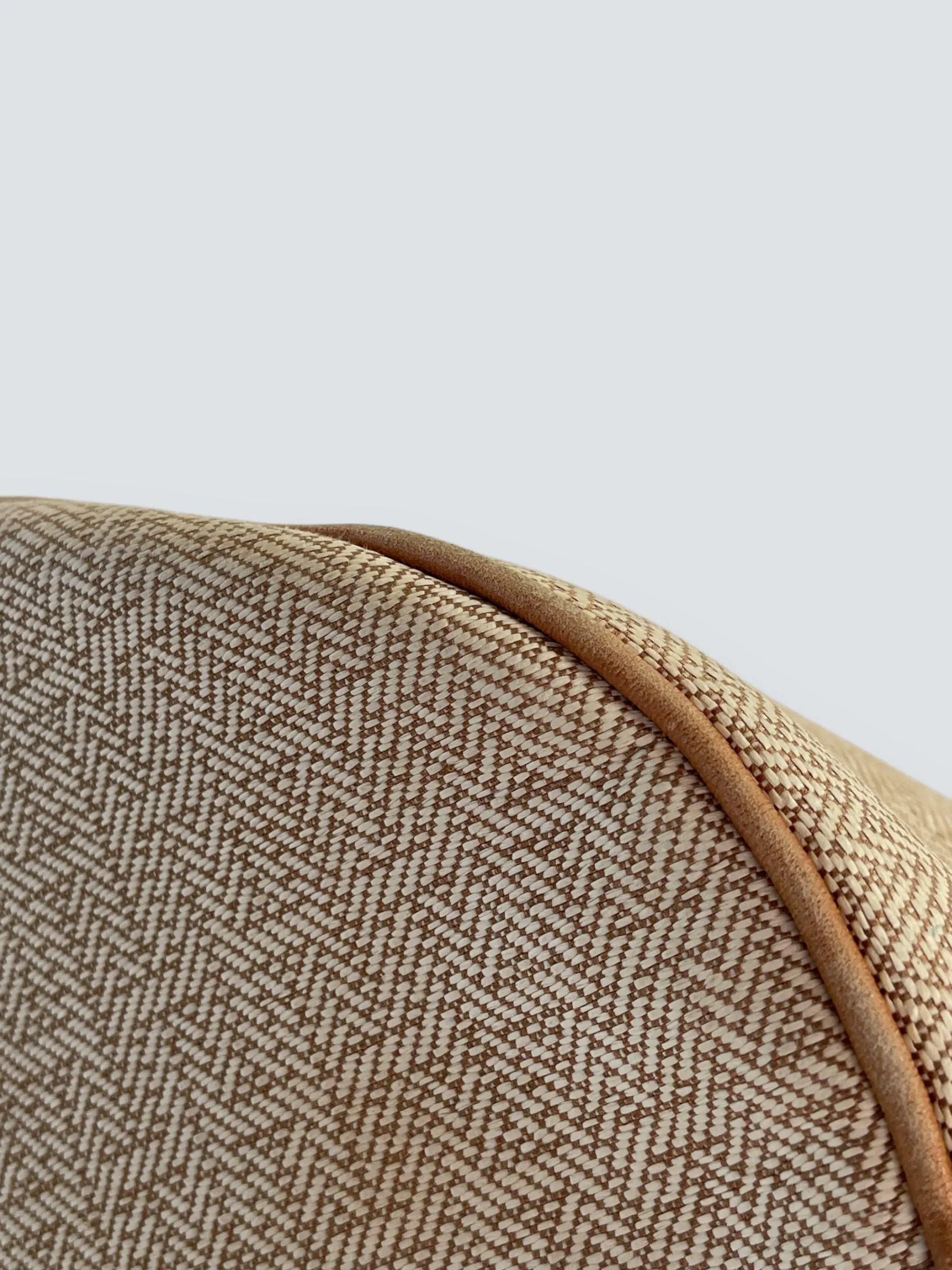 Herm??s Cream Canvas Sac Saxo
